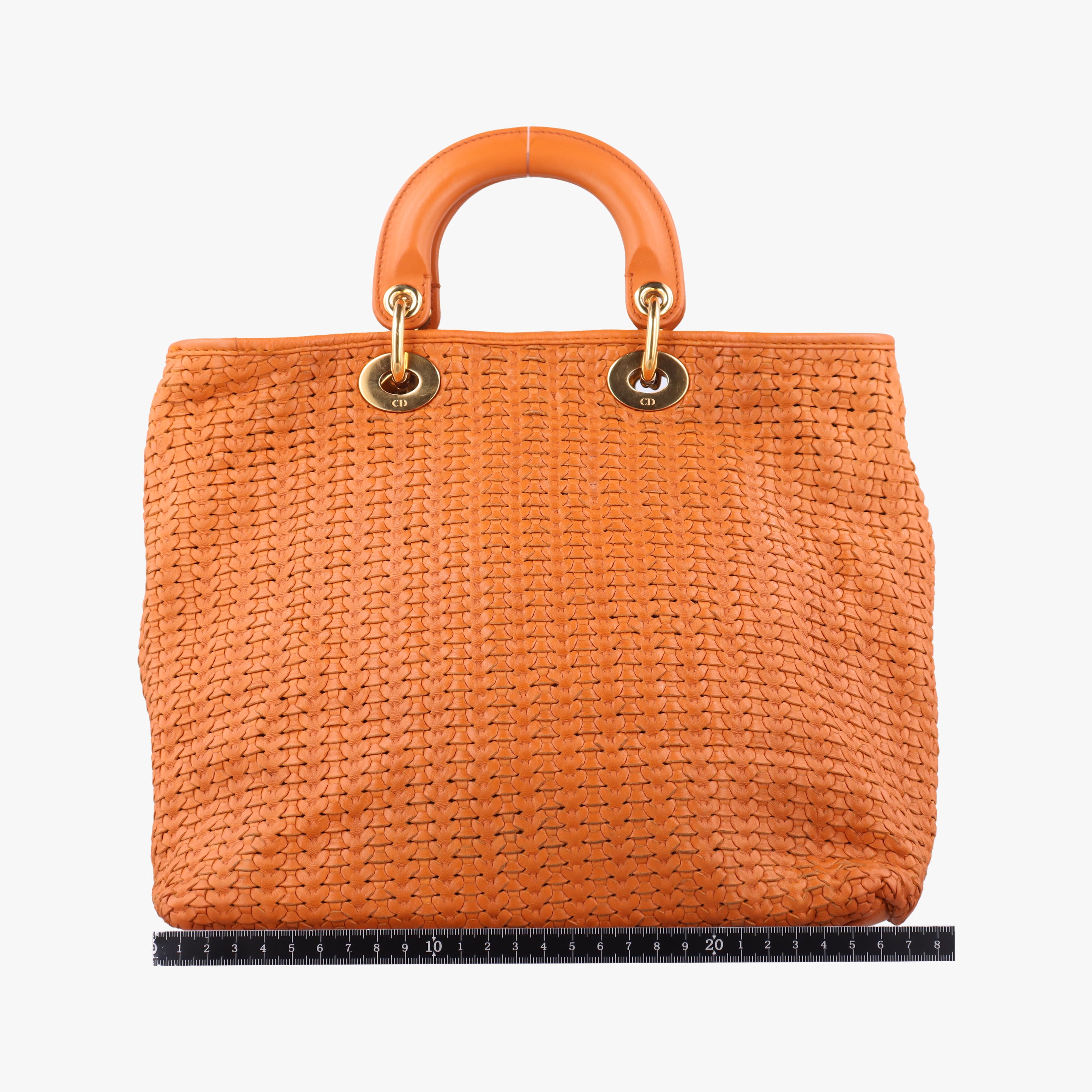 Soft Lady Dior orange lambskin 194-BM-1017ソフト レディディオール オレンジ ラムスキン 194-BM-1017