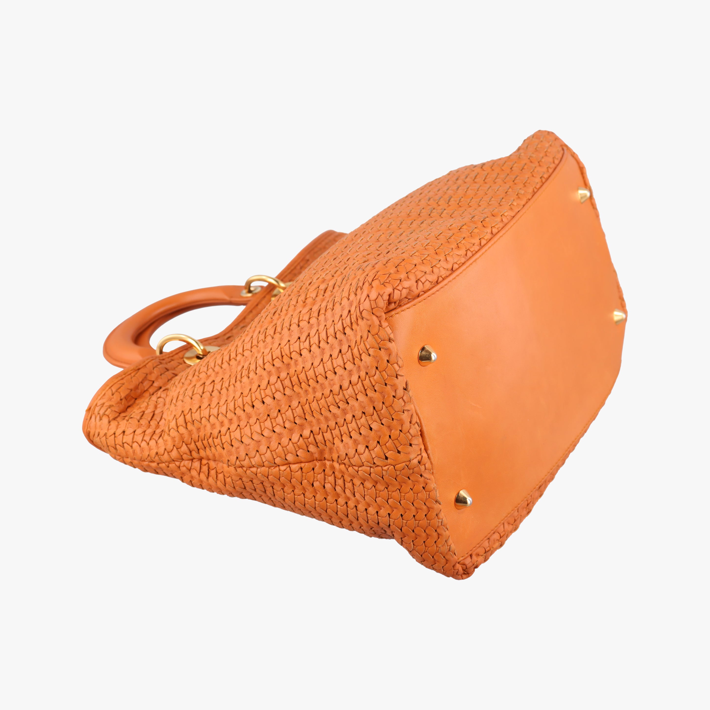 Soft Lady Dior orange lambskin 194-BM-1017ソフト レディディオール オレンジ ラムスキン 194-BM-1017