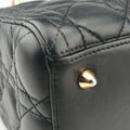 Lady Dior Black lambskin 02-MA-1114レディディオール ブラック ラムスキン 02-MA-1114