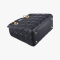 Lady Dior Black lambskin 02-MA-1114レディディオール ブラック ラムスキン 02-MA-1114
