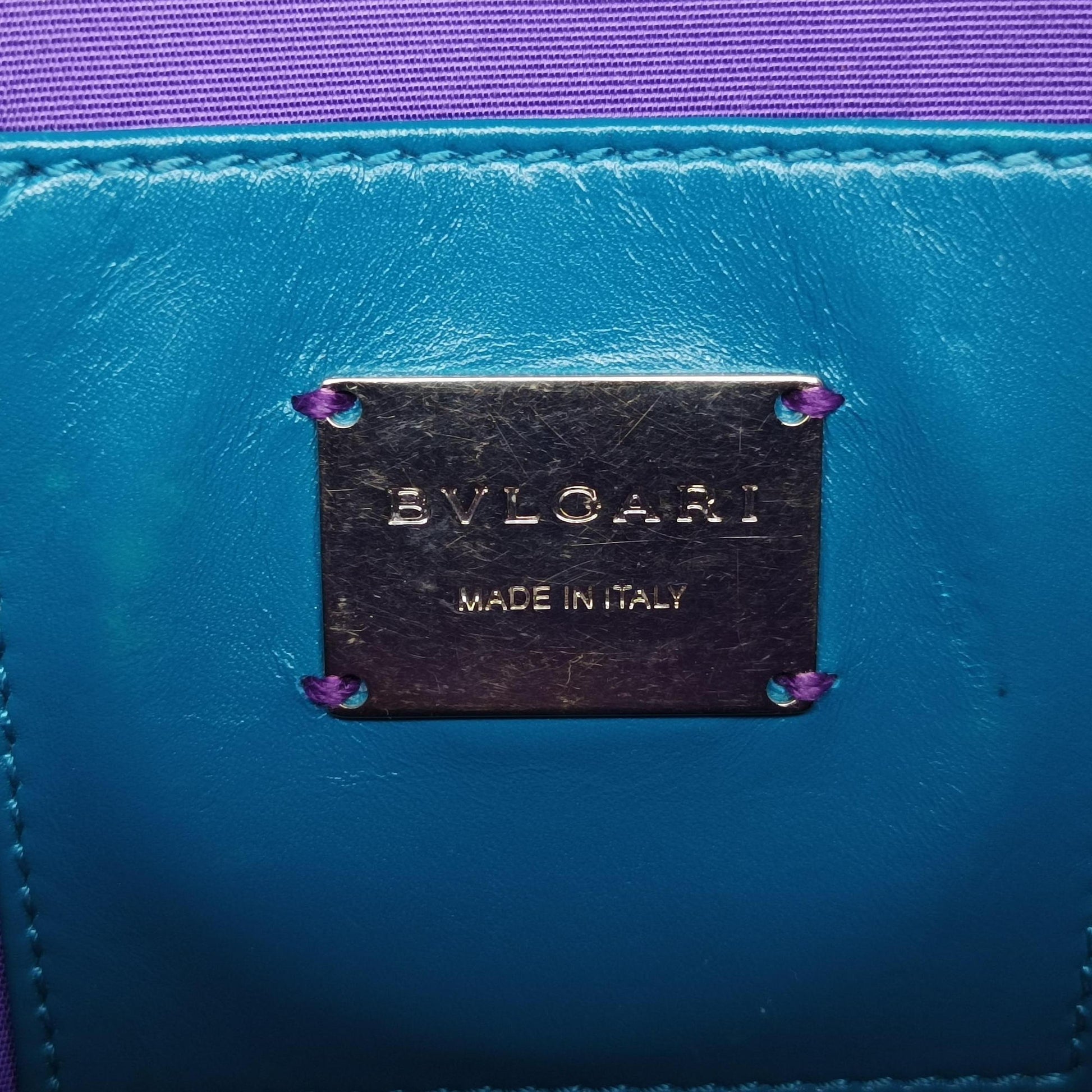 Serpenti Blue Galuchat Skin×Leather LA.K15.39801セルペンティ ブルー ガルーシャスキン×レザー LA.K15.39801