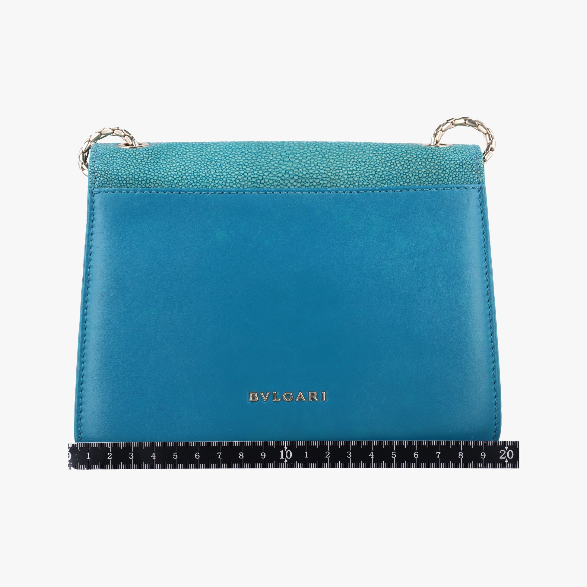 Serpenti Blue Galuchat Skin×Leather LA.K15.39801セルペンティ ブルー ガルーシャスキン×レザー LA.K15.39801