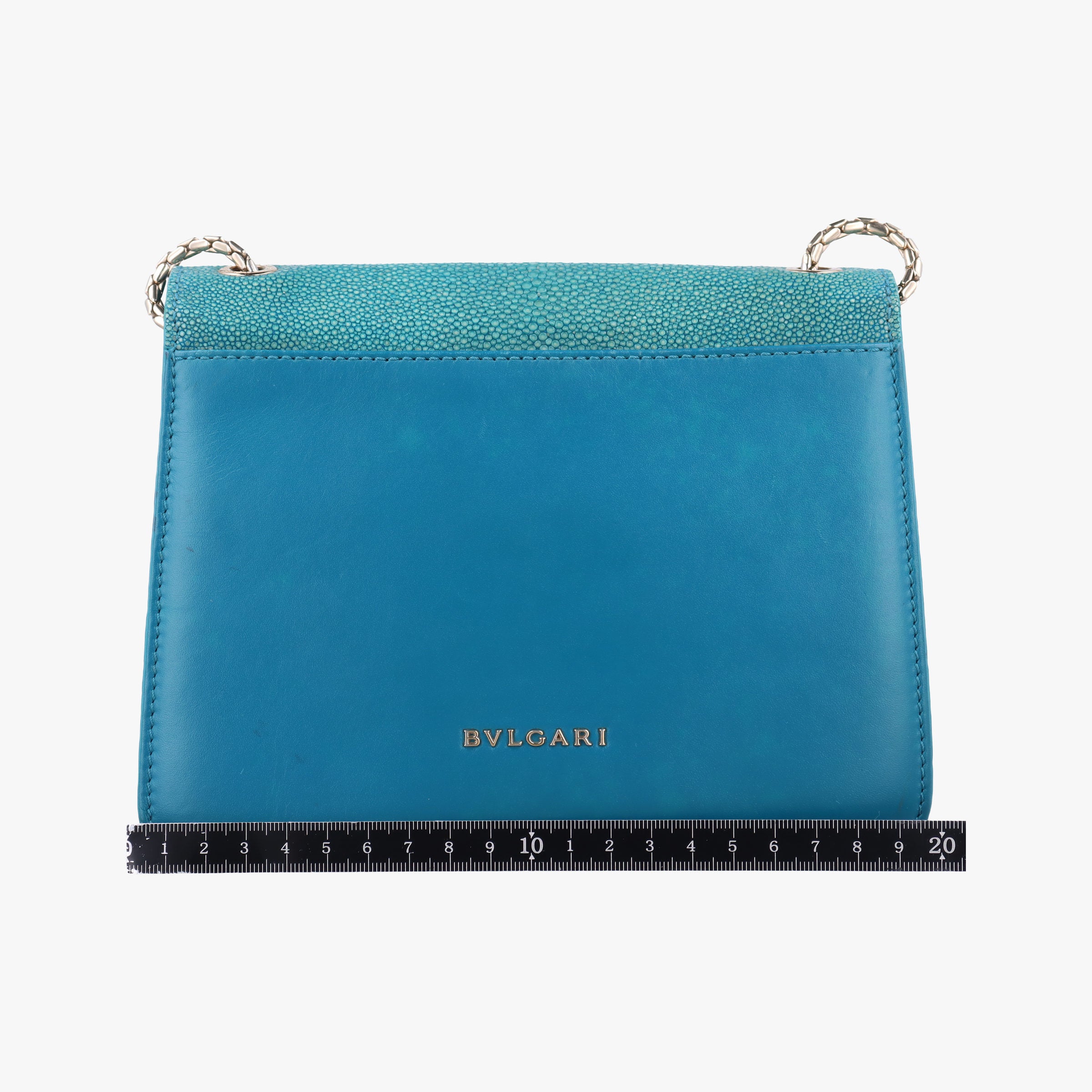 Serpenti Blue Galuchat Skin×Leather LA.K15.39801セルペンティ ブルー ガルーシャスキン×レザー LA.K15.39801