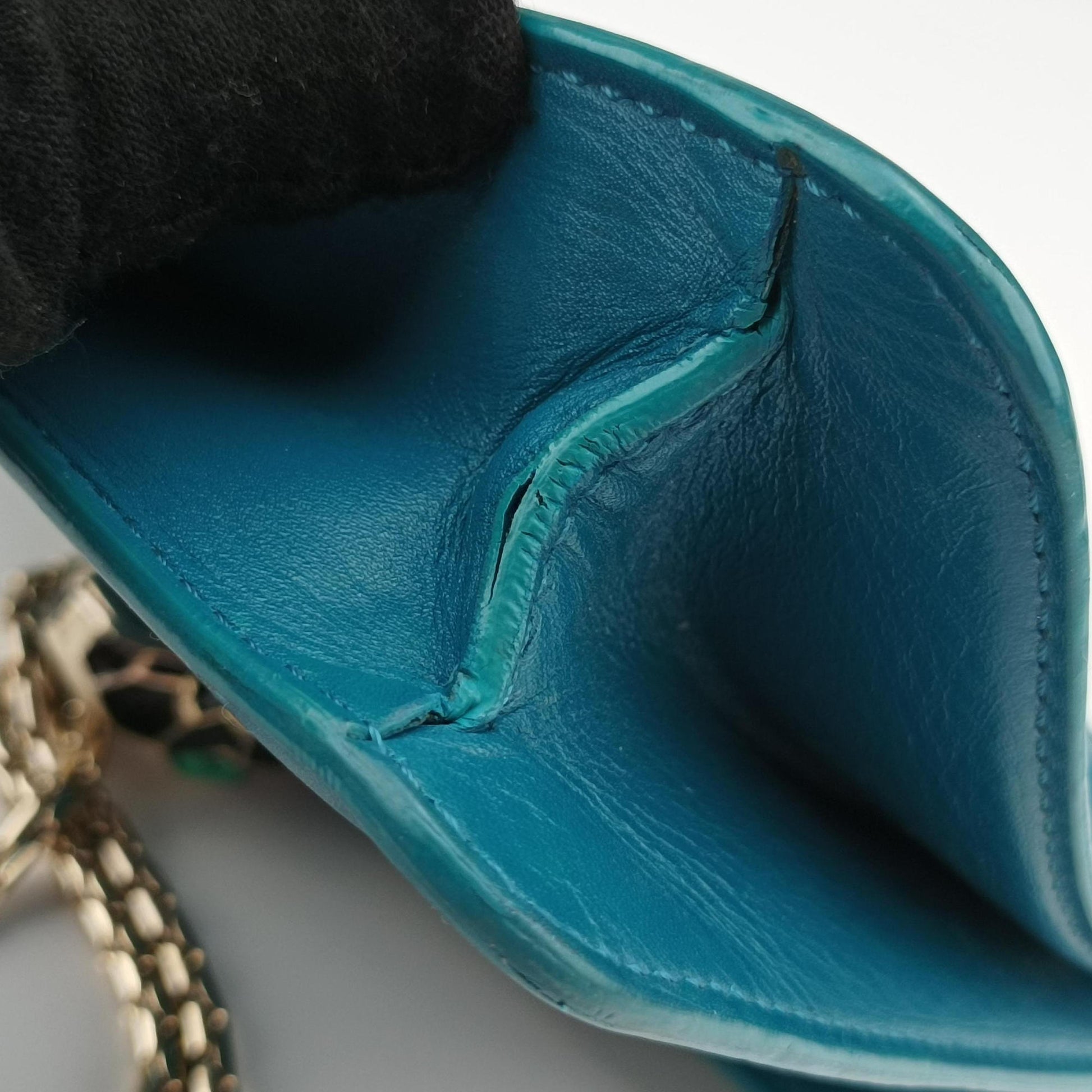 Serpenti Blue Galuchat Skin×Leather LA.K15.39801セルペンティ ブルー ガルーシャスキン×レザー LA.K15.39801