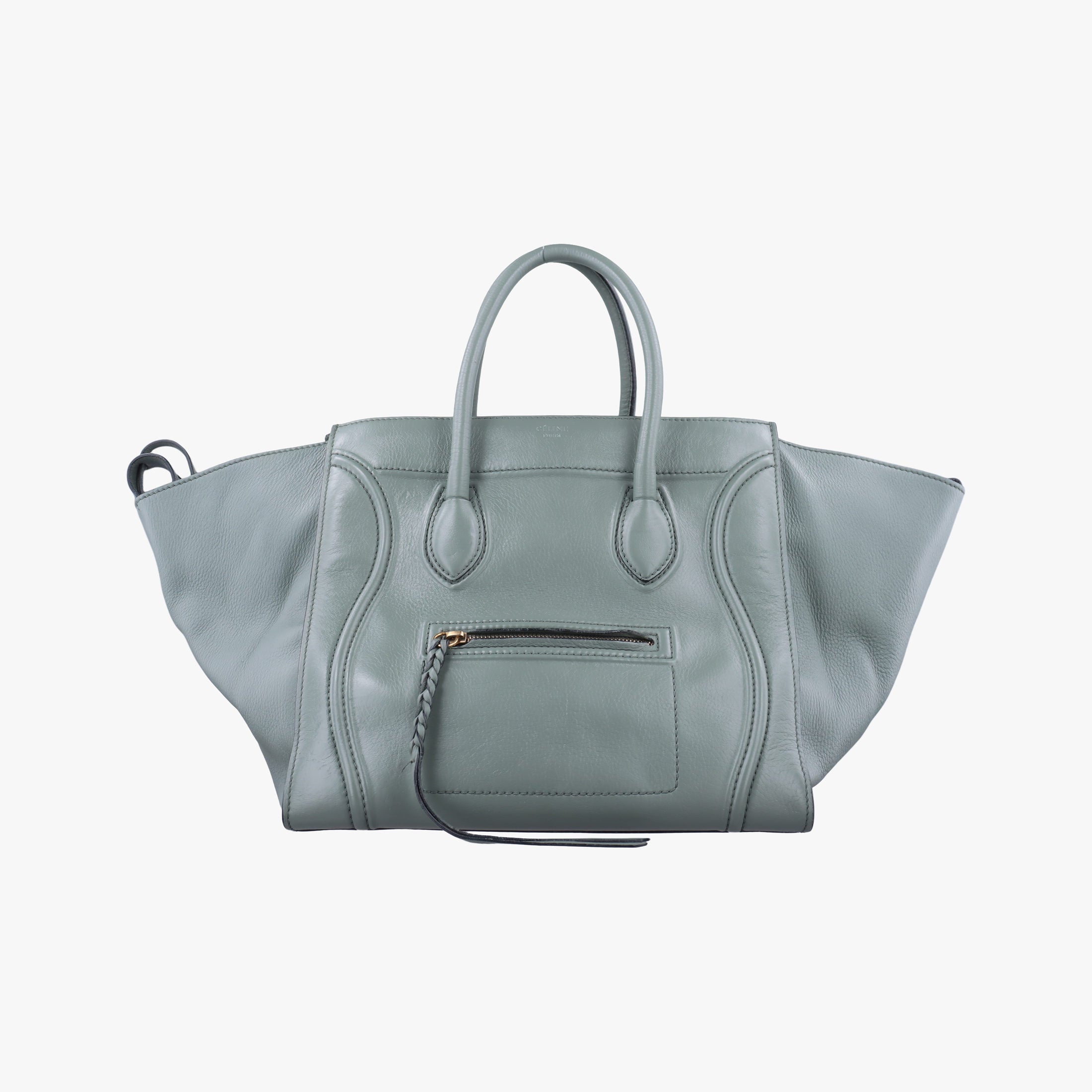 Luggage Small Square Phantom Green Leather F-PA-0153ラゲージスモールスクエアファントム グリーン レザー F-PA-0153