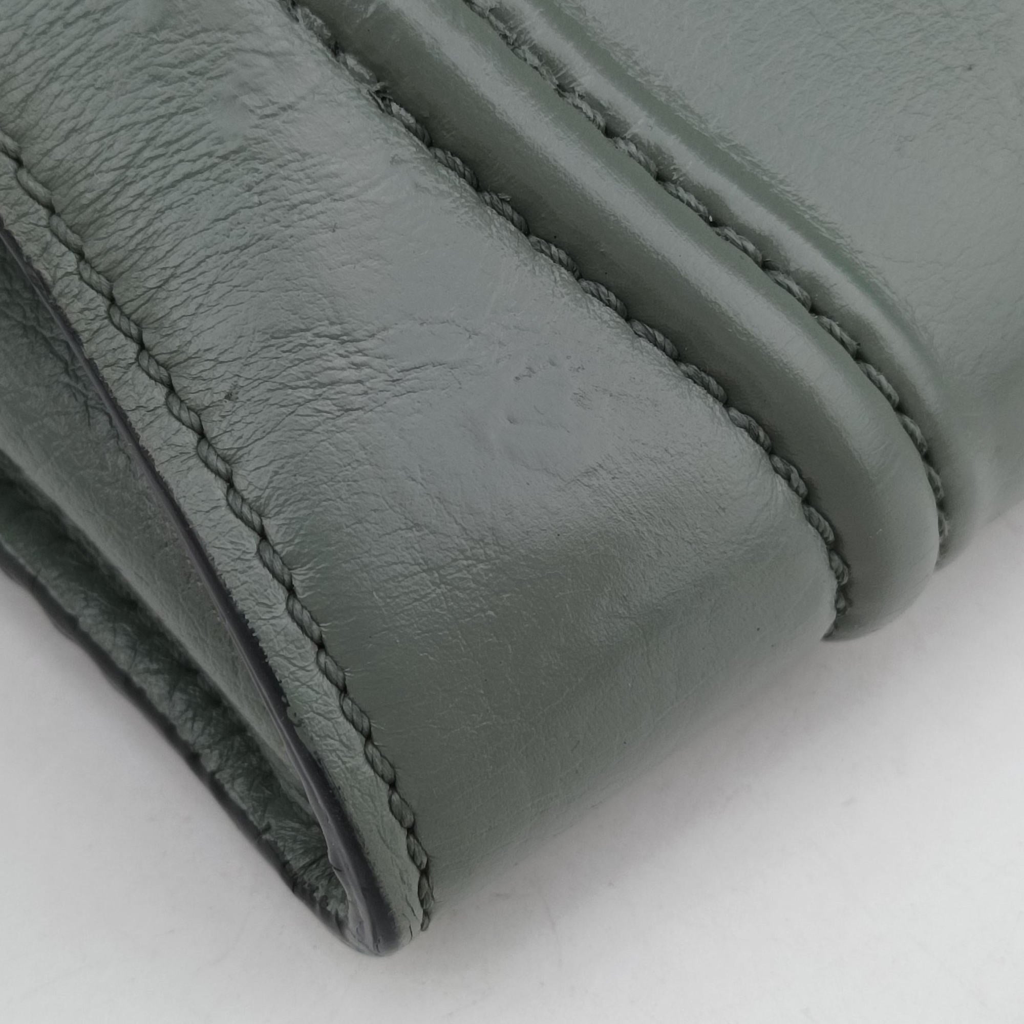 Luggage Small Square Phantom Green Leather F-PA-0153ラゲージスモールスクエアファントム グリーン レザー F-PA-0153