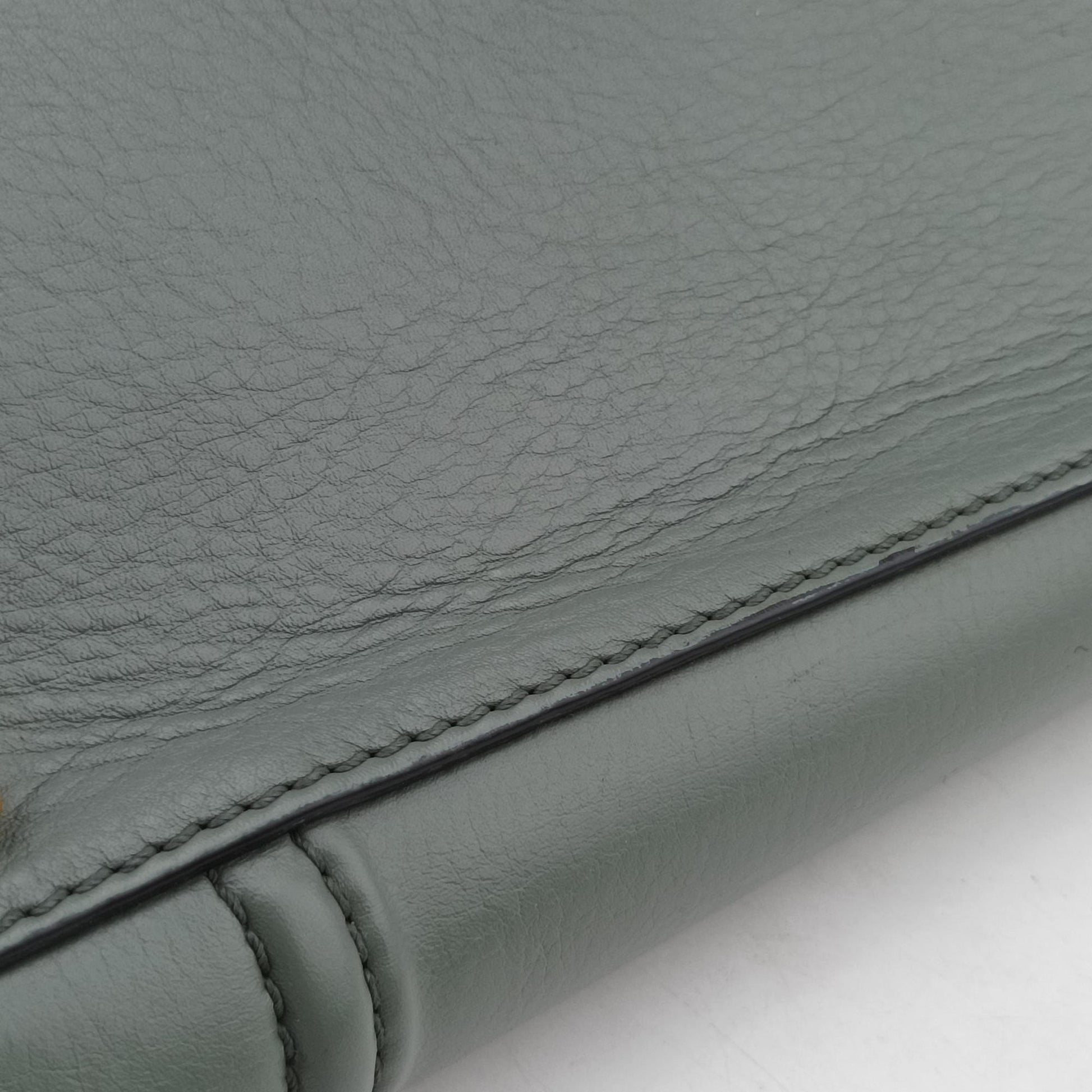 Luggage Small Square Phantom Green Leather F-PA-0153ラゲージスモールスクエアファントム グリーン レザー F-PA-0153