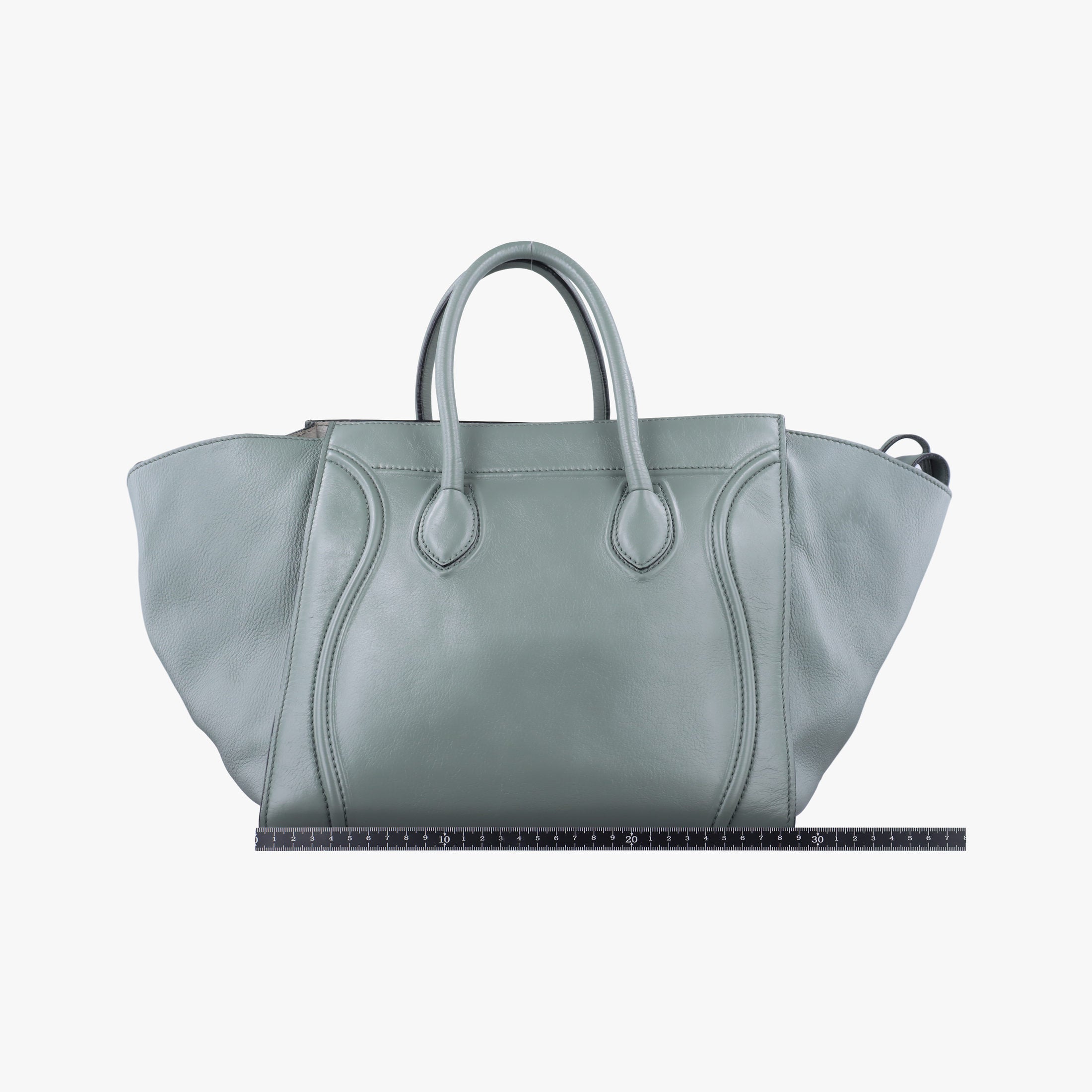 Luggage Small Square Phantom Green Leather F-PA-0153ラゲージスモールスクエアファントム グリーン レザー F-PA-0153