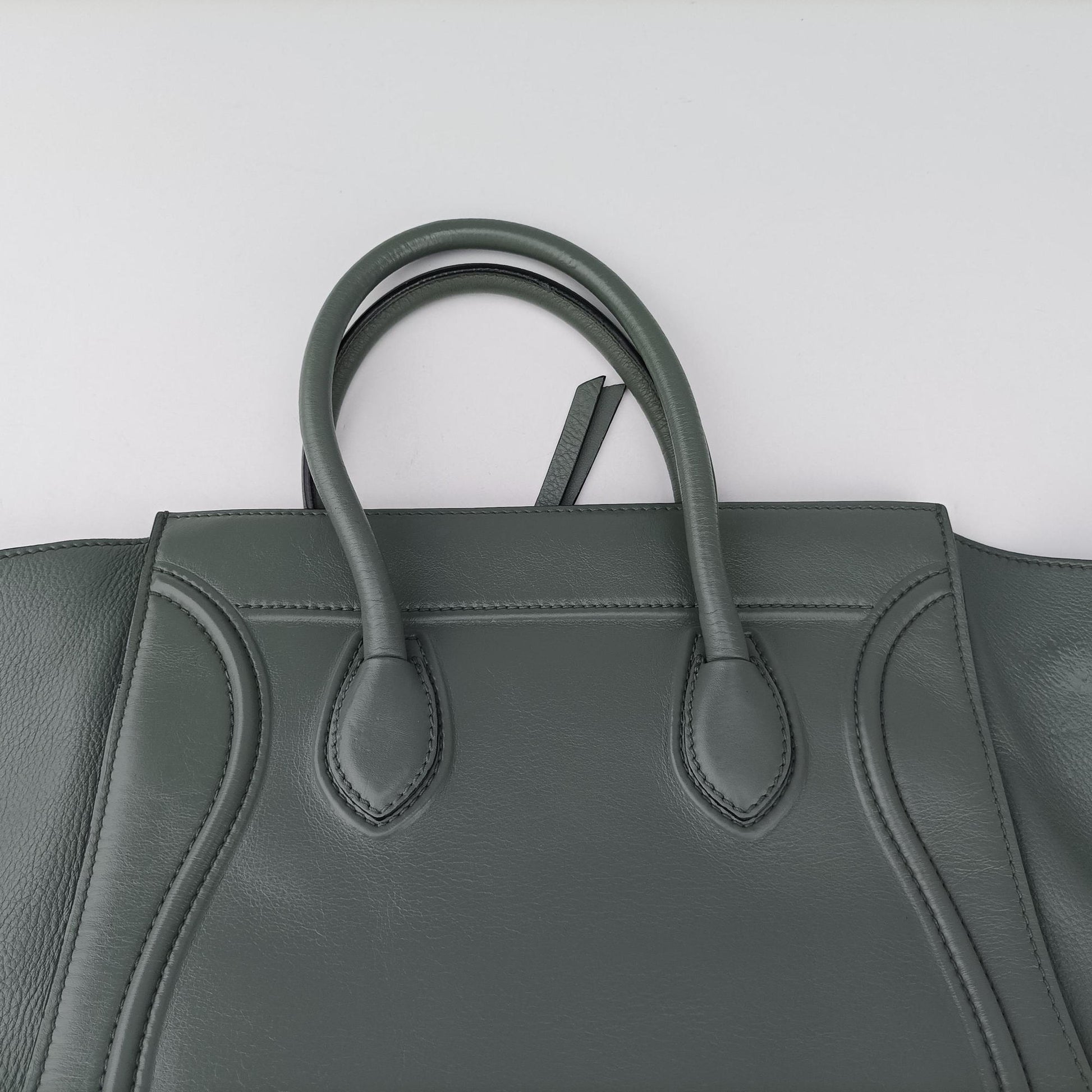 Luggage Small Square Phantom Green Leather F-PA-0153ラゲージスモールスクエアファントム グリーン レザー F-PA-0153