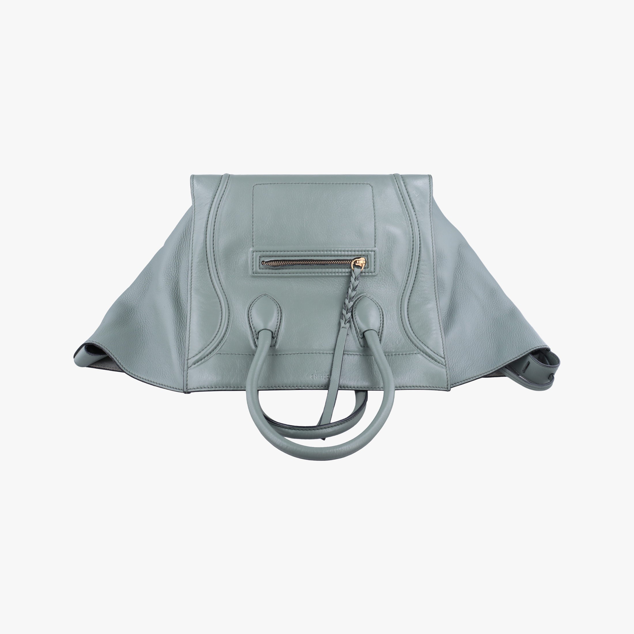 Luggage Small Square Phantom Green Leather F-PA-0153ラゲージスモールスクエアファントム グリーン レザー F-PA-0153