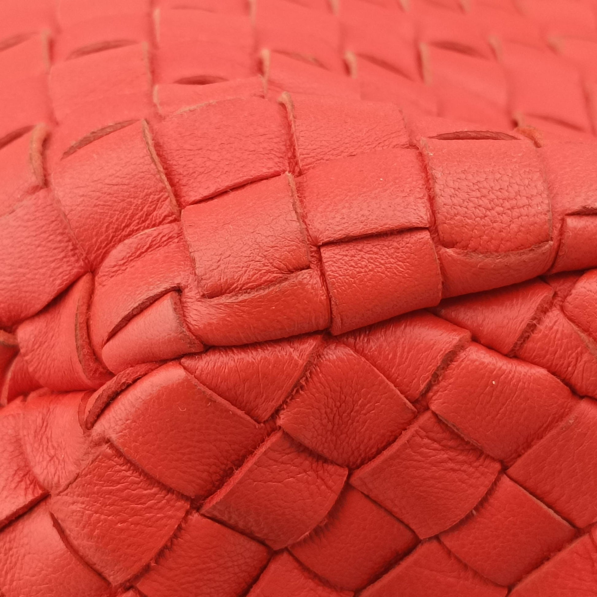 CAMPANA Intrecciato Orange lambskin 124864 V0016 6576 EPEV 2011 4068 Bカンパーナ イントレチャート オレンジ ラムスキン 124864 V0016 6576 EPEV 2011 4068 B