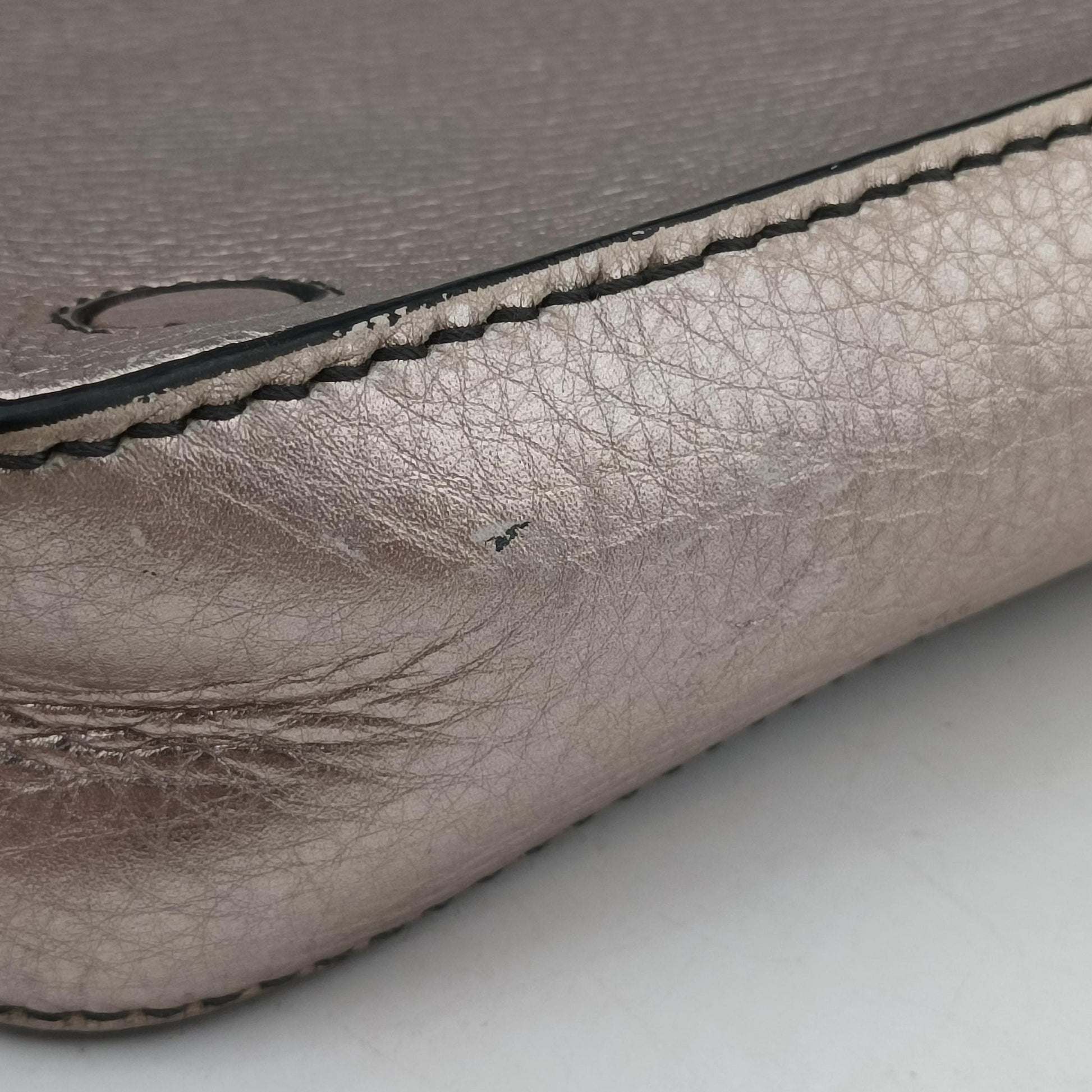 flap Gold leather 01-RU-0177フラップ ゴールド  レザー 01-RU-0177