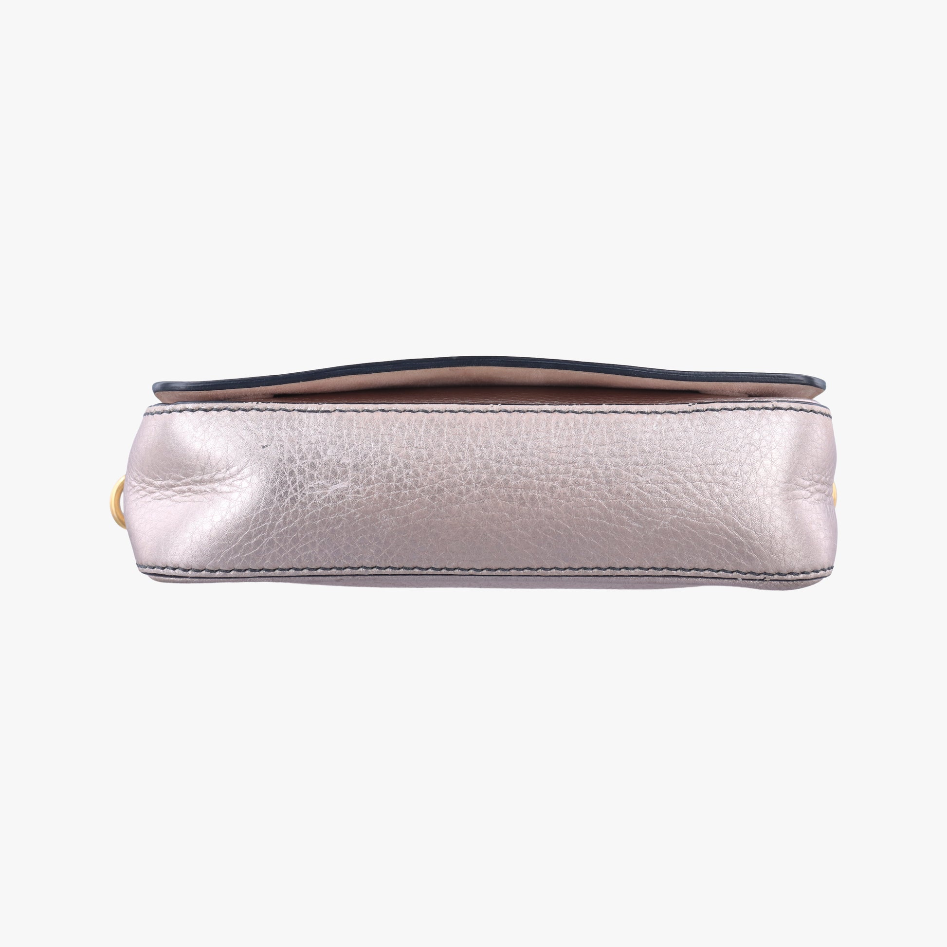 flap Gold leather 01-RU-0177フラップ ゴールド  レザー 01-RU-0177