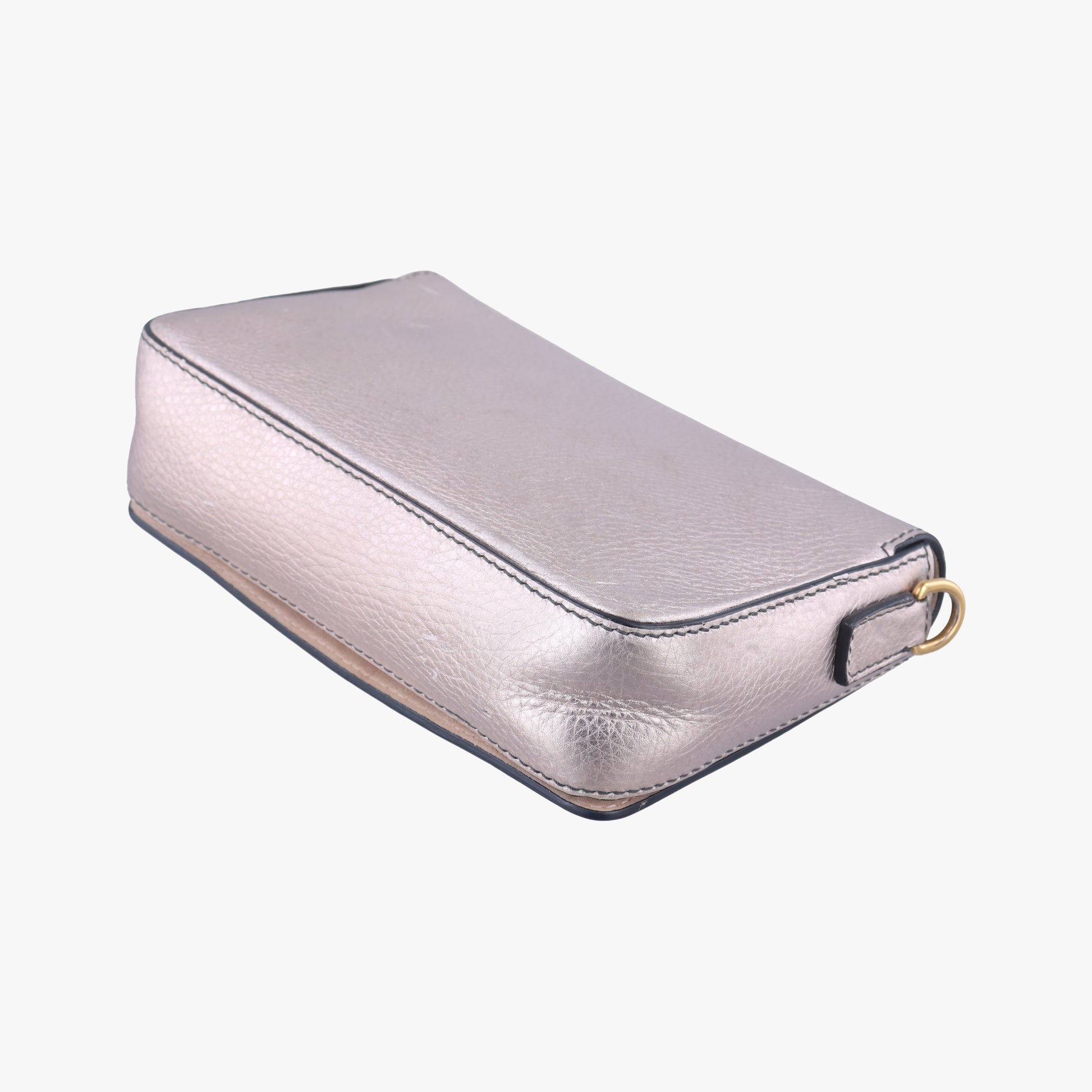 flap Gold leather 01-RU-0177フラップ ゴールド  レザー 01-RU-0177