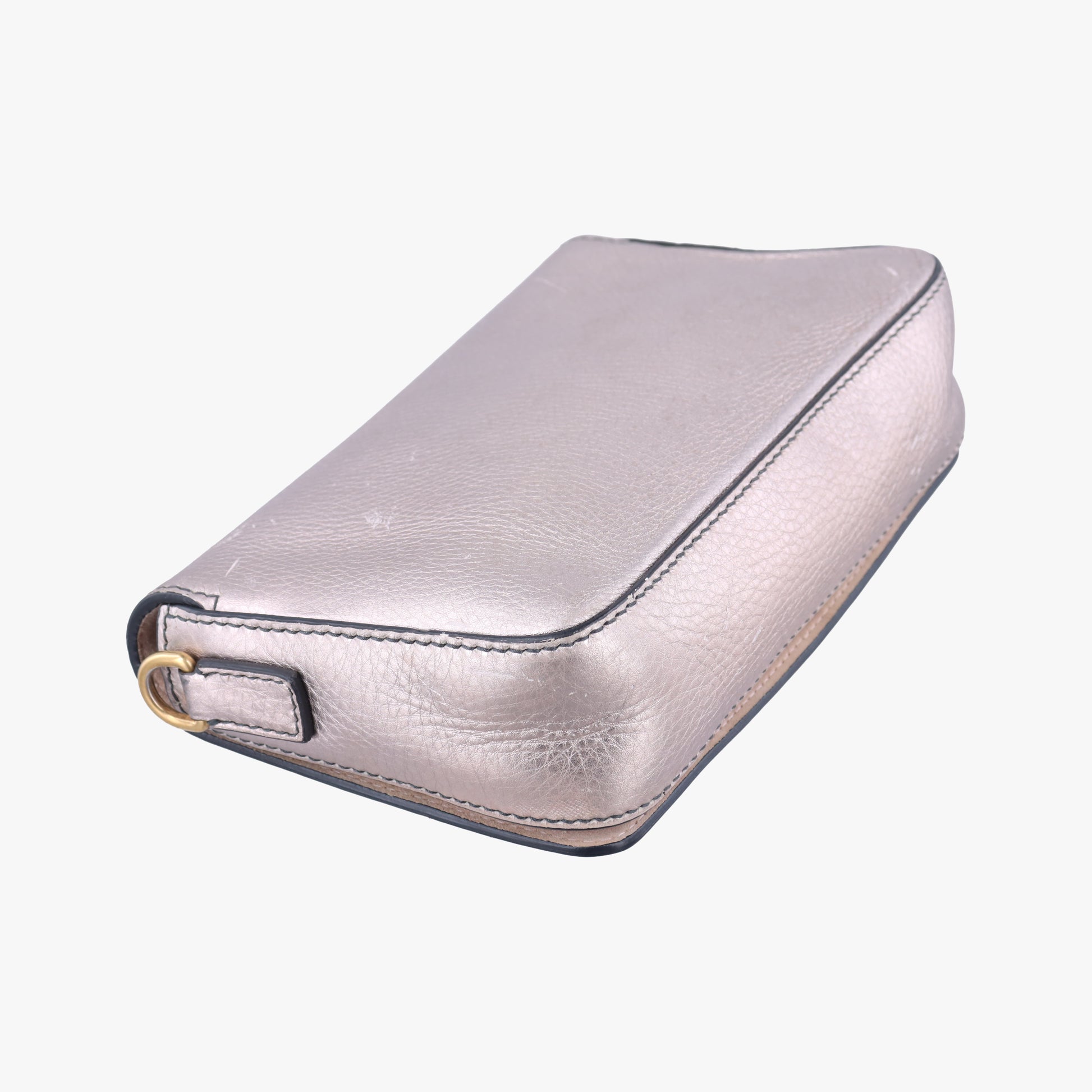 flap Gold leather 01-RU-0177フラップ ゴールド  レザー 01-RU-0177