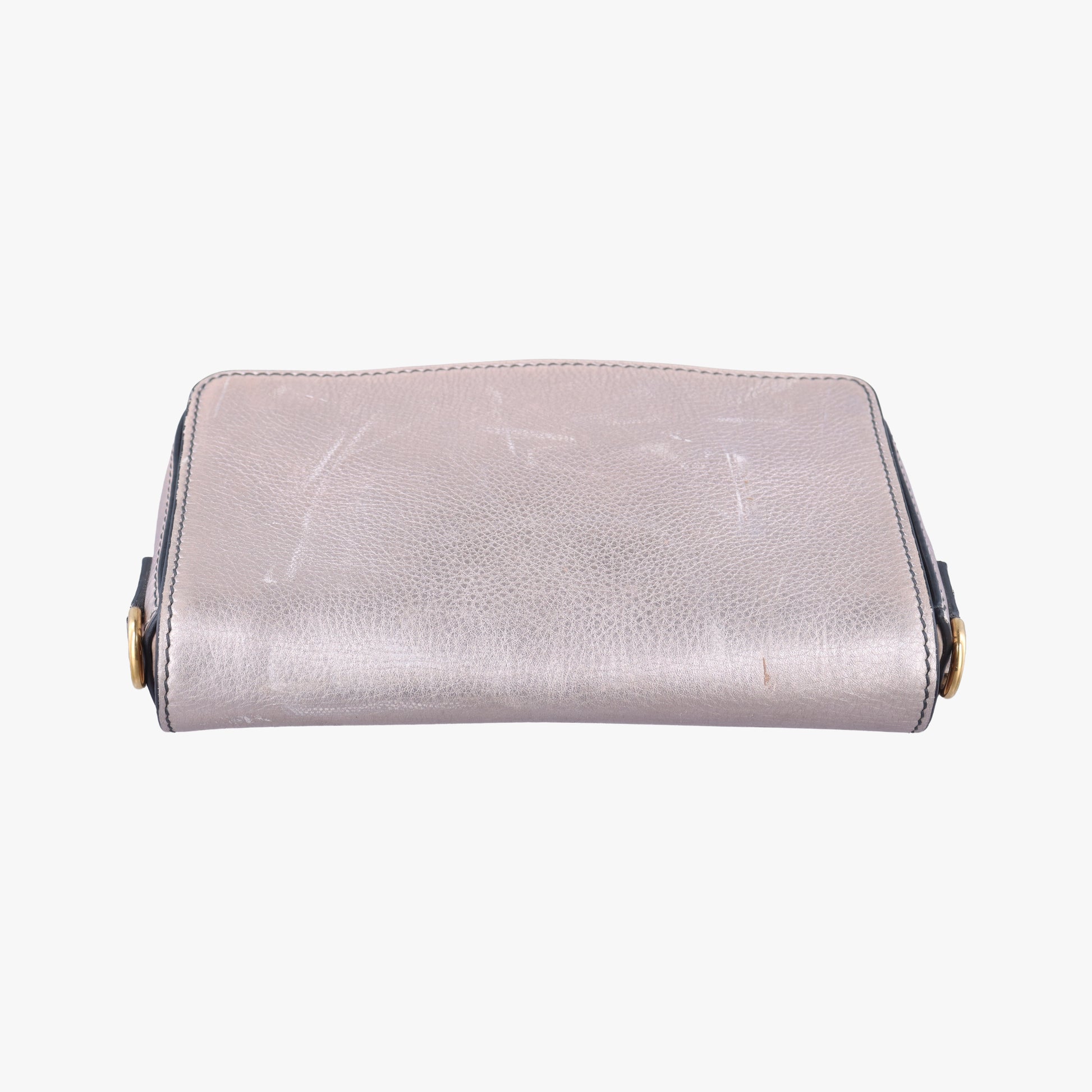 flap Gold leather 01-RU-0177フラップ ゴールド  レザー 01-RU-0177
