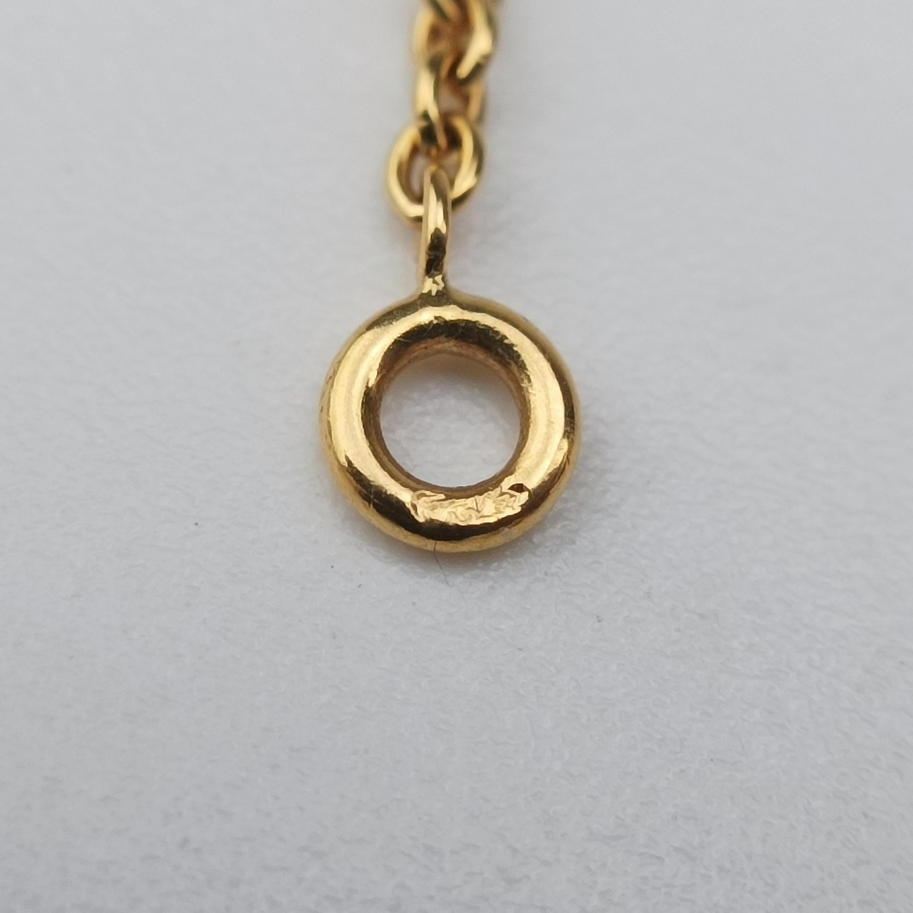 Rose des Vents medallion　 Golden×Green AU750 092344ローズデヴァン メダリオン ゴールド×グリーン AU750 092344