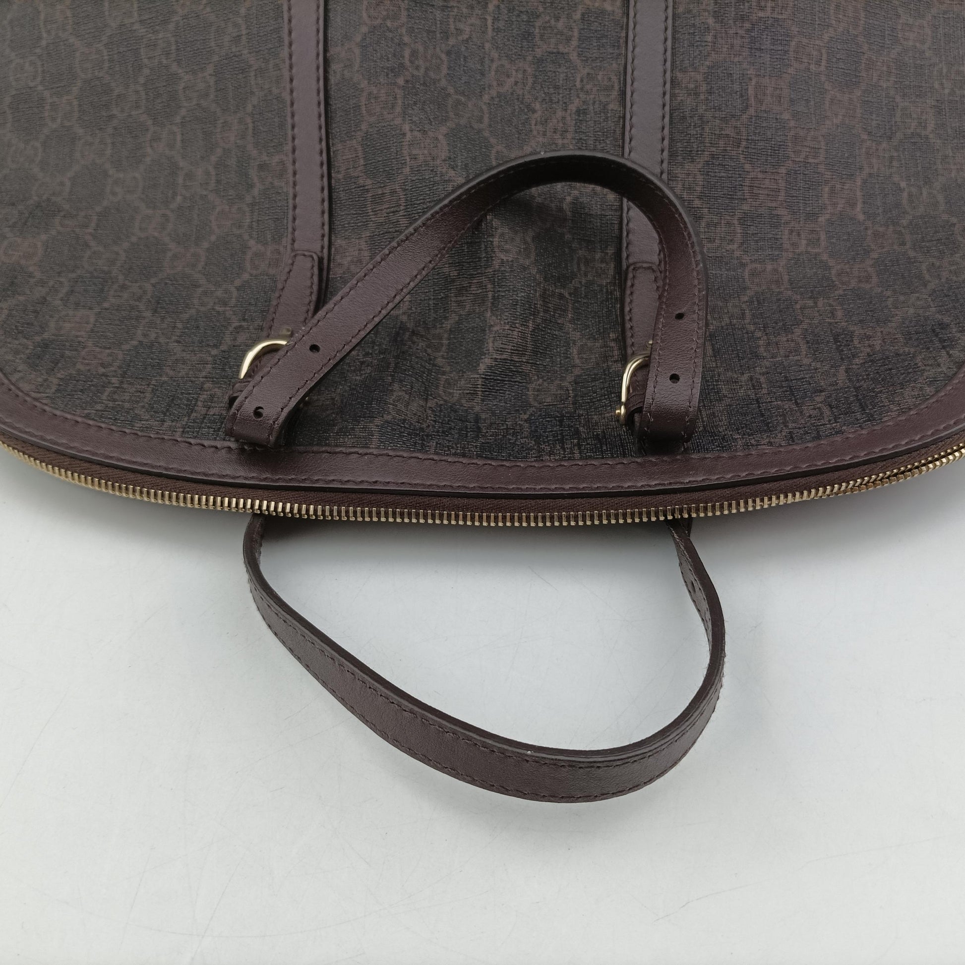 Microguccissima Brown PVC coated canvas 309616 D014442980マイクログッチシマ ブラウン PVCコーティングキャンバス 309616 D014442980