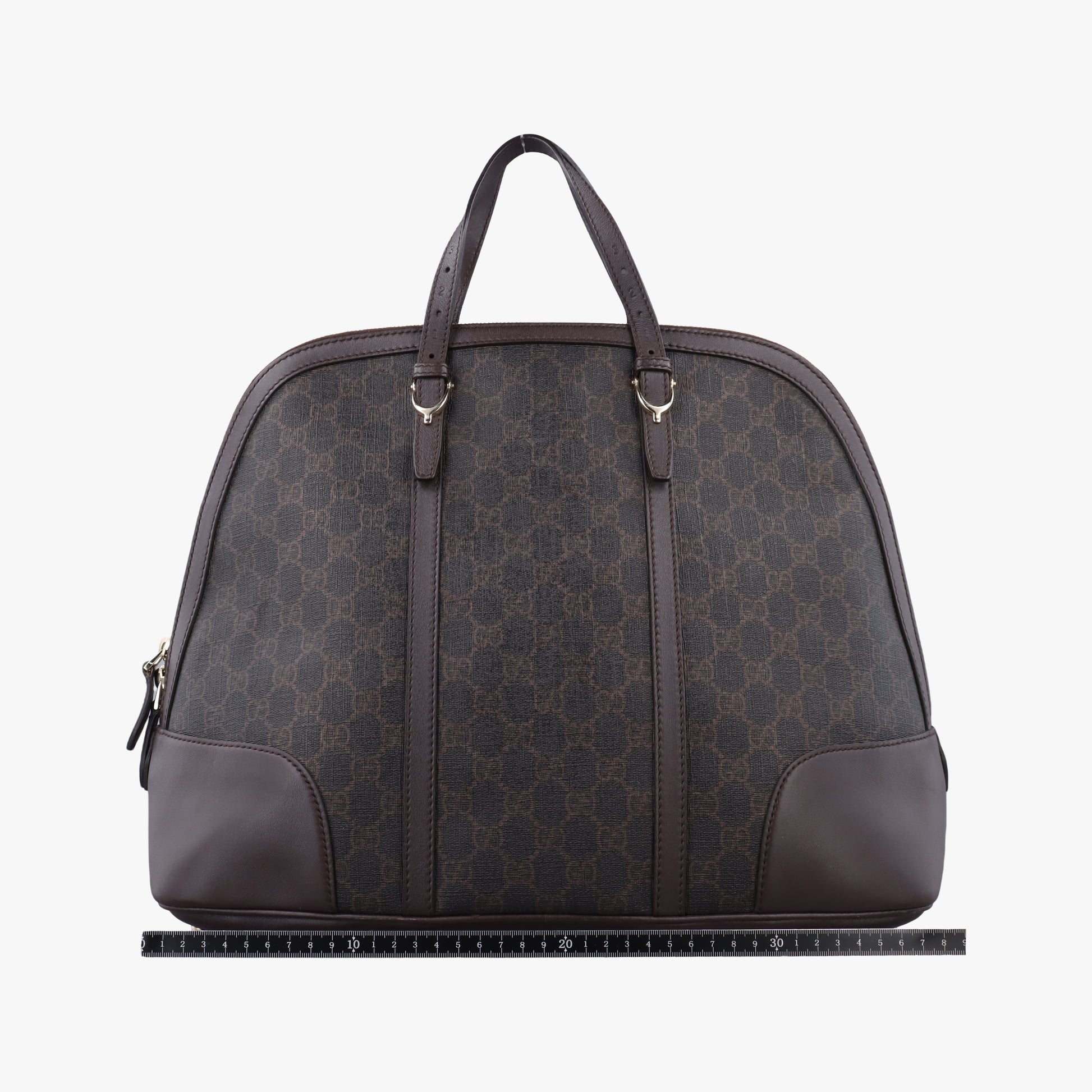 Microguccissima Brown PVC coated canvas 309616 D014442980マイクログッチシマ ブラウン PVCコーティングキャンバス 309616 D014442980