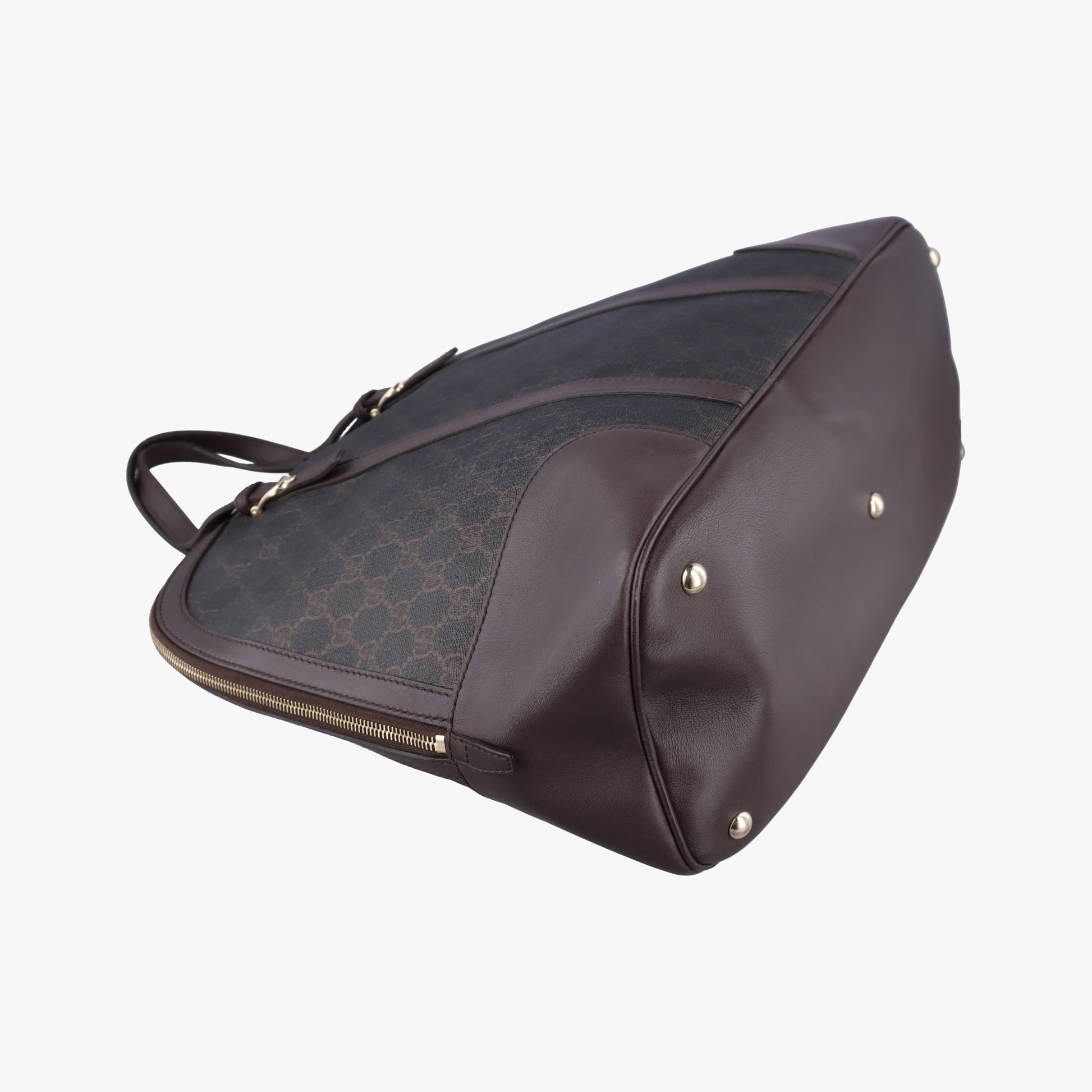 Microguccissima Brown PVC coated canvas 309616 D014442980マイクログッチシマ ブラウン PVCコーティングキャンバス 309616 D014442980