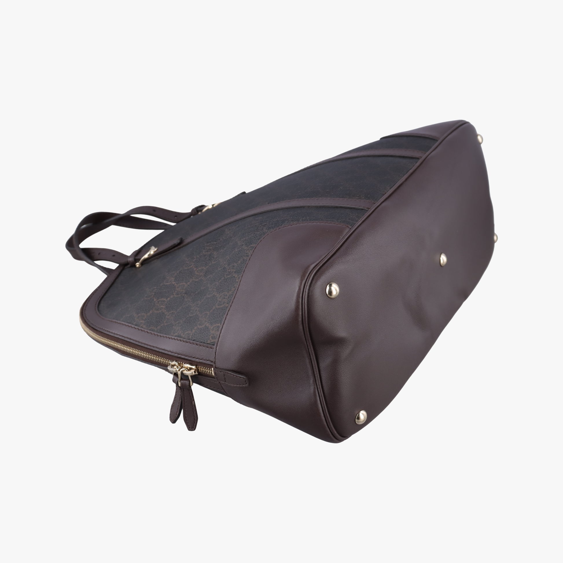 Microguccissima Brown PVC coated canvas 309616 D014442980マイクログッチシマ ブラウン PVCコーティングキャンバス 309616 D014442980