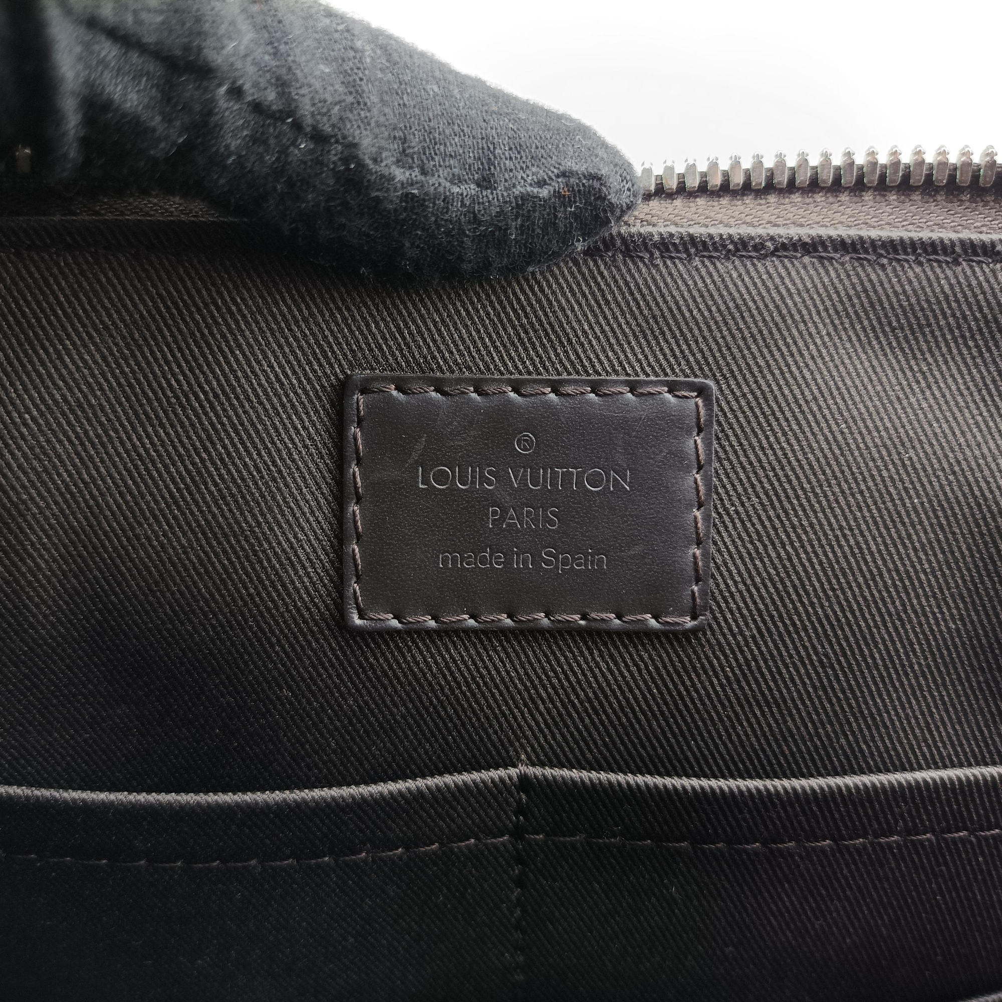 PDJ Port Document Jour Ebene x Noir Damier canvas x leather N41438 CA0186PDJ ポルトドキュマンジュール エベヌ×ノワール ダミエキャンバス×レザー N41438 CA0186