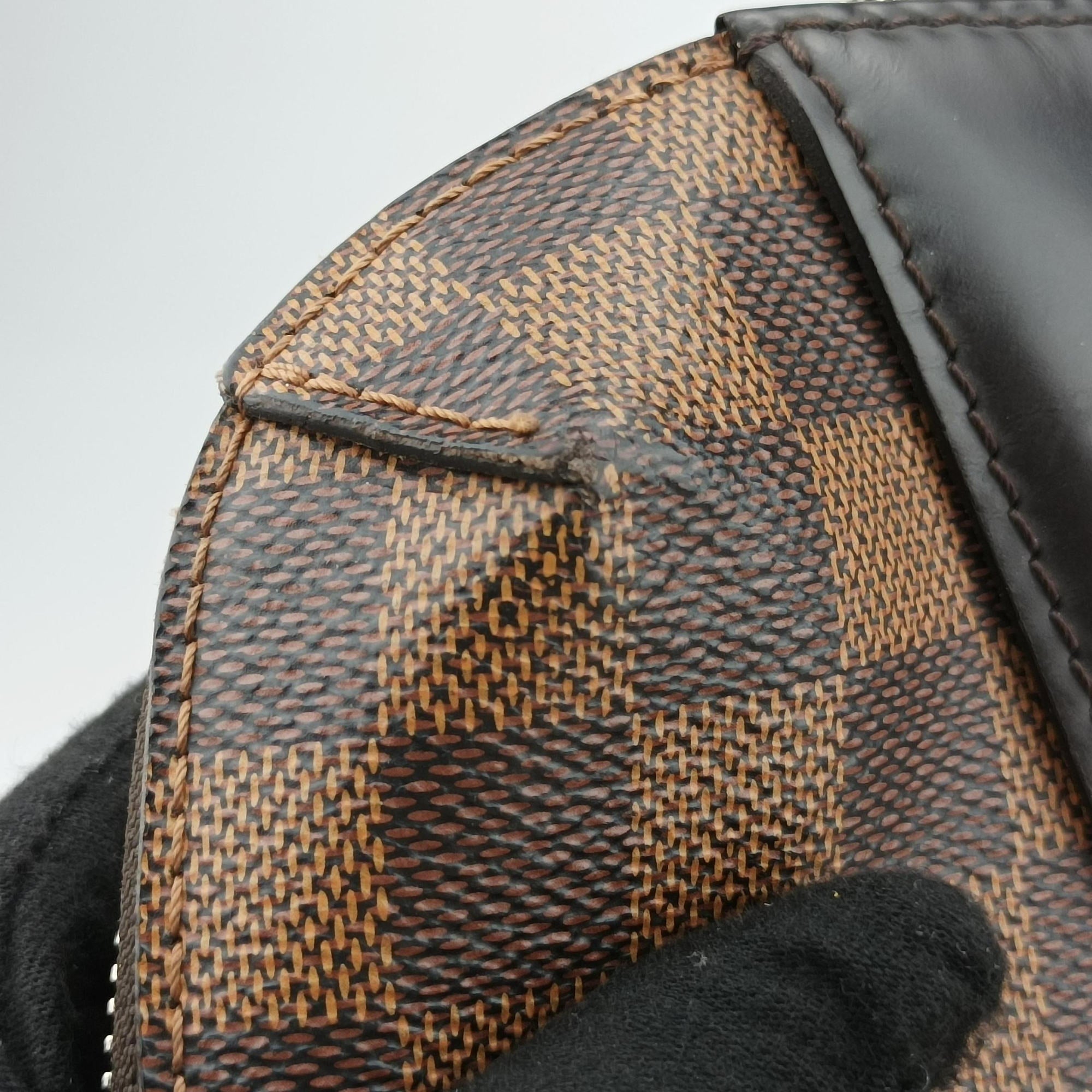 PDJ Port Document Jour Ebene x Noir Damier canvas x leather N41438 CA0186PDJ ポルトドキュマンジュール エベヌ×ノワール ダミエキャンバス×レザー N41438 CA0186