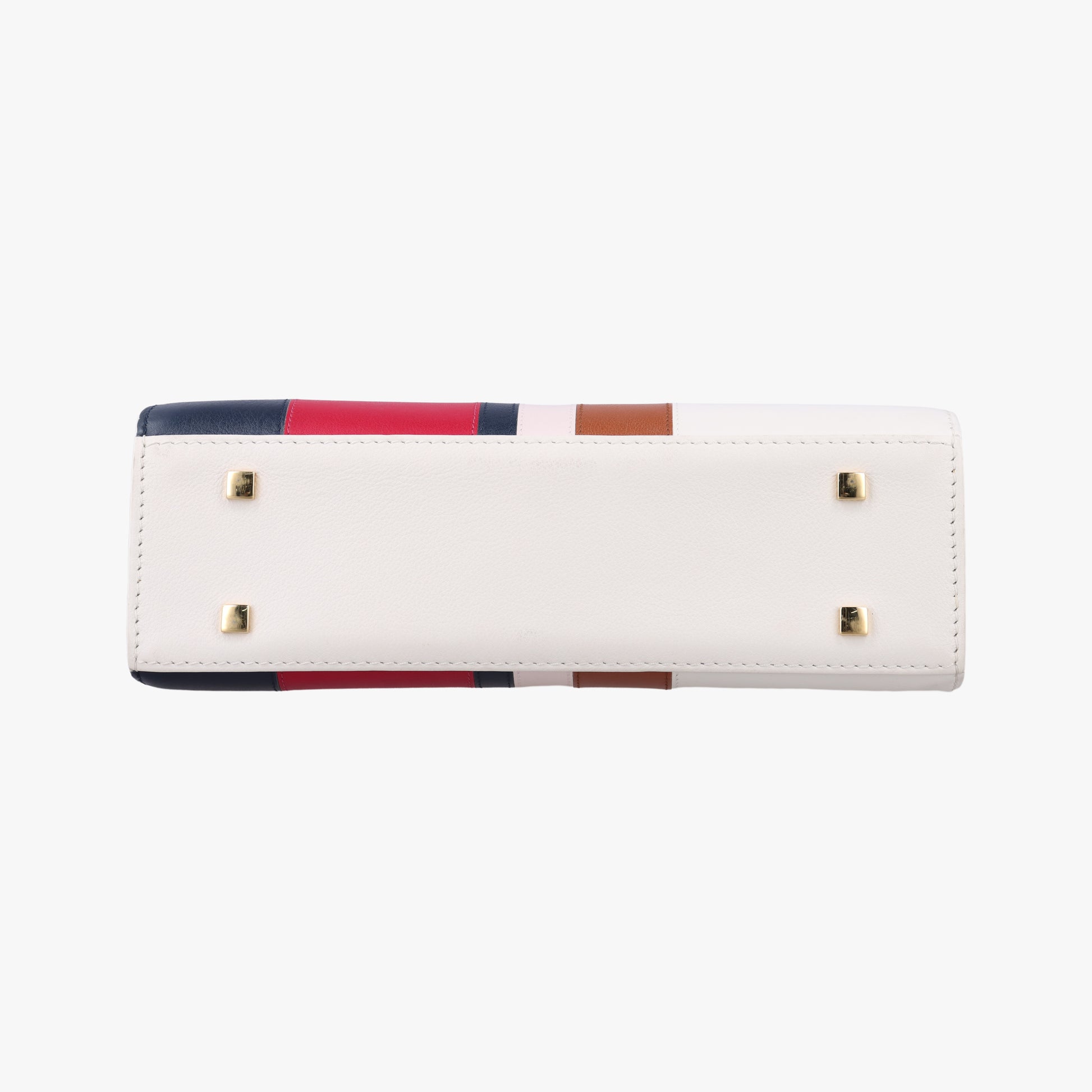 Tempete White xNavy x Red x Brown leather IO7Hタンペート ホワイト×ネービー×レッド×ブラウン レザー IO7H