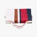 Tempete White xNavy x Red x Brown leather IO7Hタンペート ホワイト×ネービー×レッド×ブラウン レザー IO7H