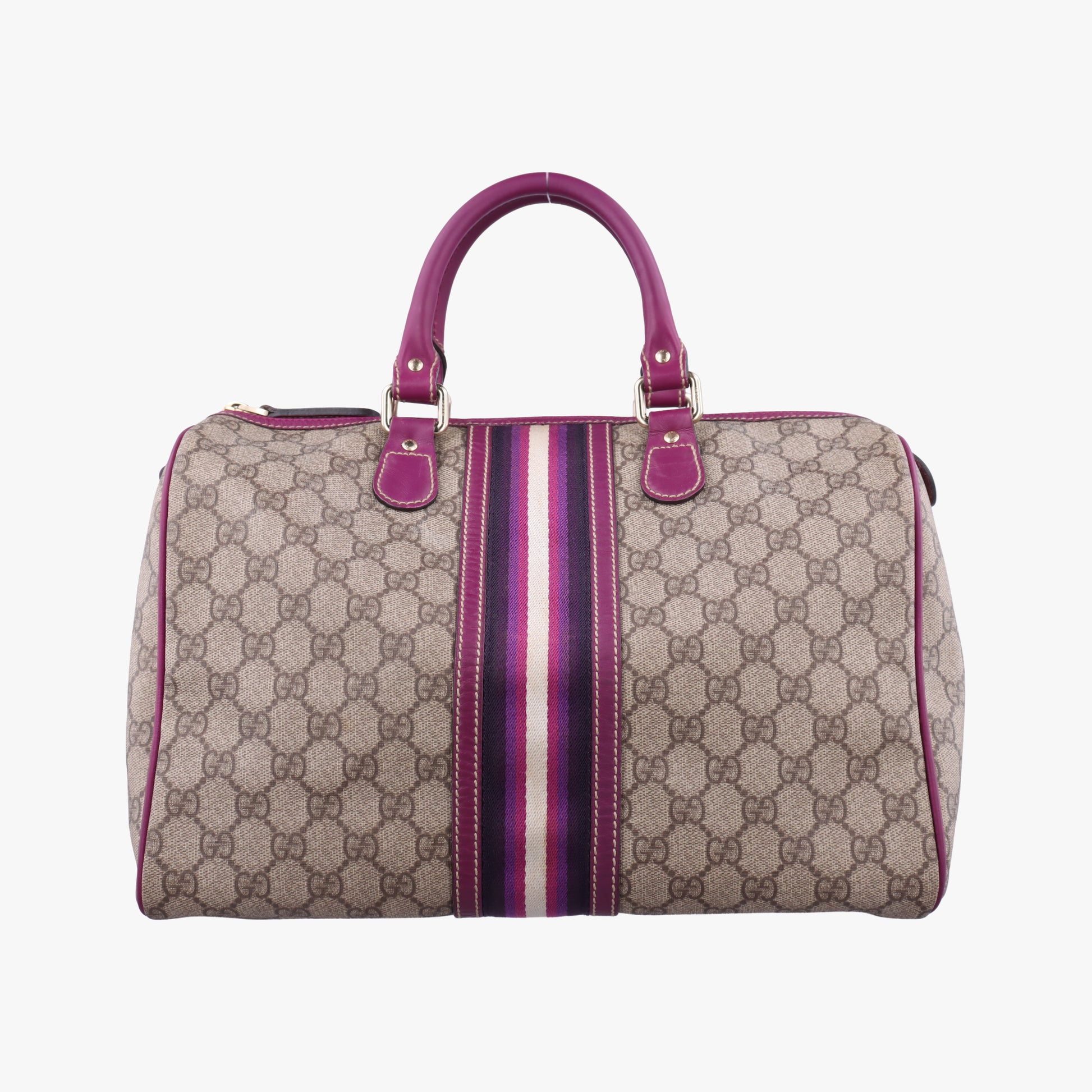 Web Joy GG Supreme beige×purple PVC coated canvas 189895 C2851381GGスプリーム ウェブジョイ ベージュ×パープル PVCコーティングキャンバス 189895 C2851381