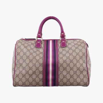 Web Joy GG Supreme beige×purple PVC coated canvas 189895 C2851381GGスプリーム ウェブジョイ ベージュ×パープル PVCコーティングキャンバス 189895 C2851381