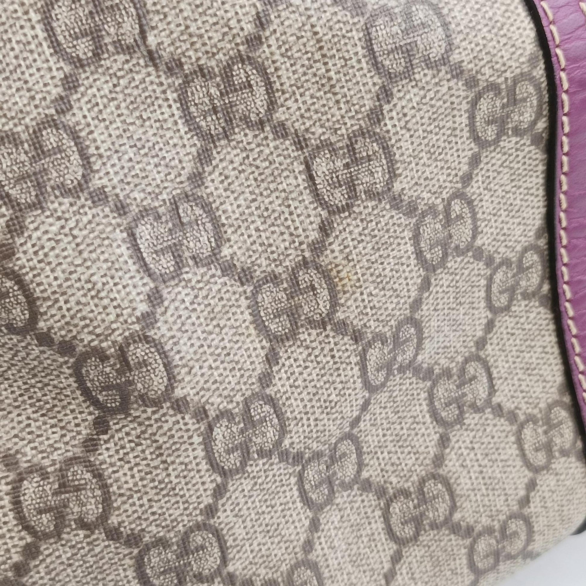 Web Joy GG Supreme beige×purple PVC coated canvas 189895 C2851381GGスプリーム ウェブジョイ ベージュ×パープル PVCコーティングキャンバス 189895 C2851381