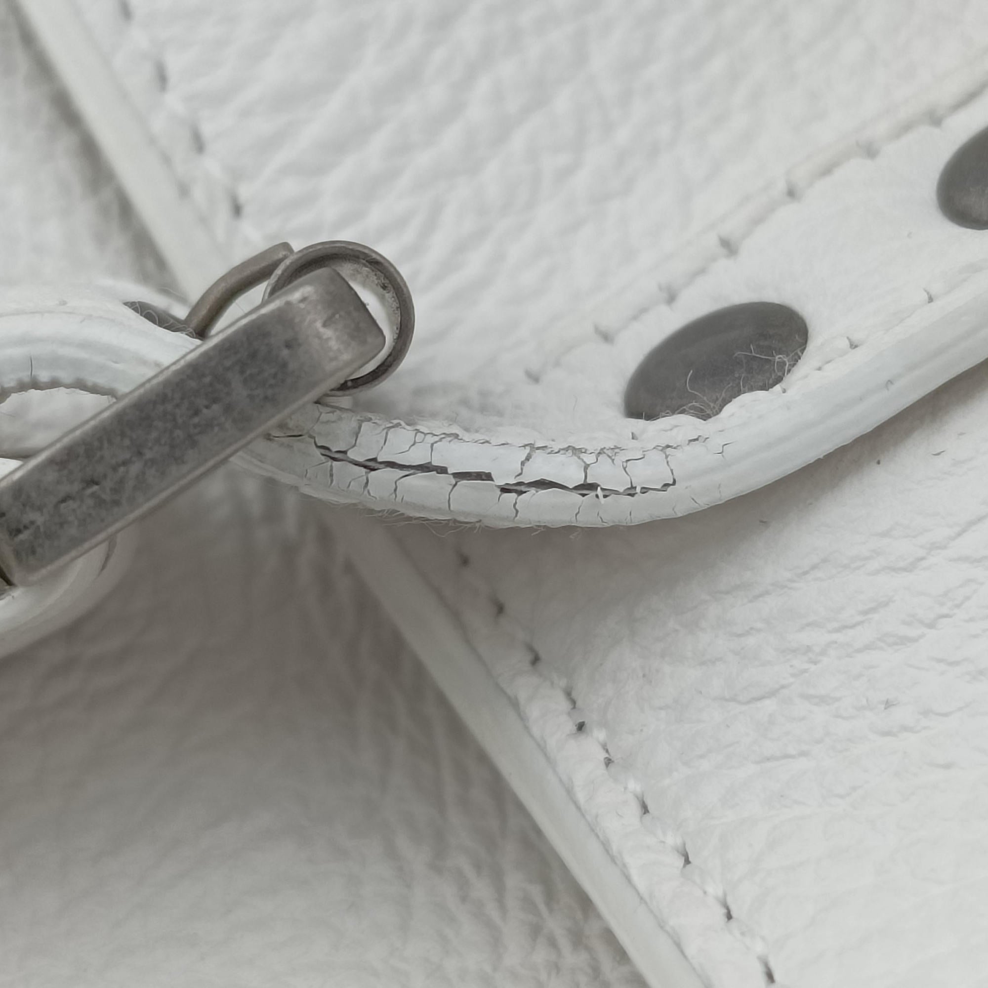 Gaucho White leather 01-RU-0037ガウチョ ホワイト レザー 01-RU-0037