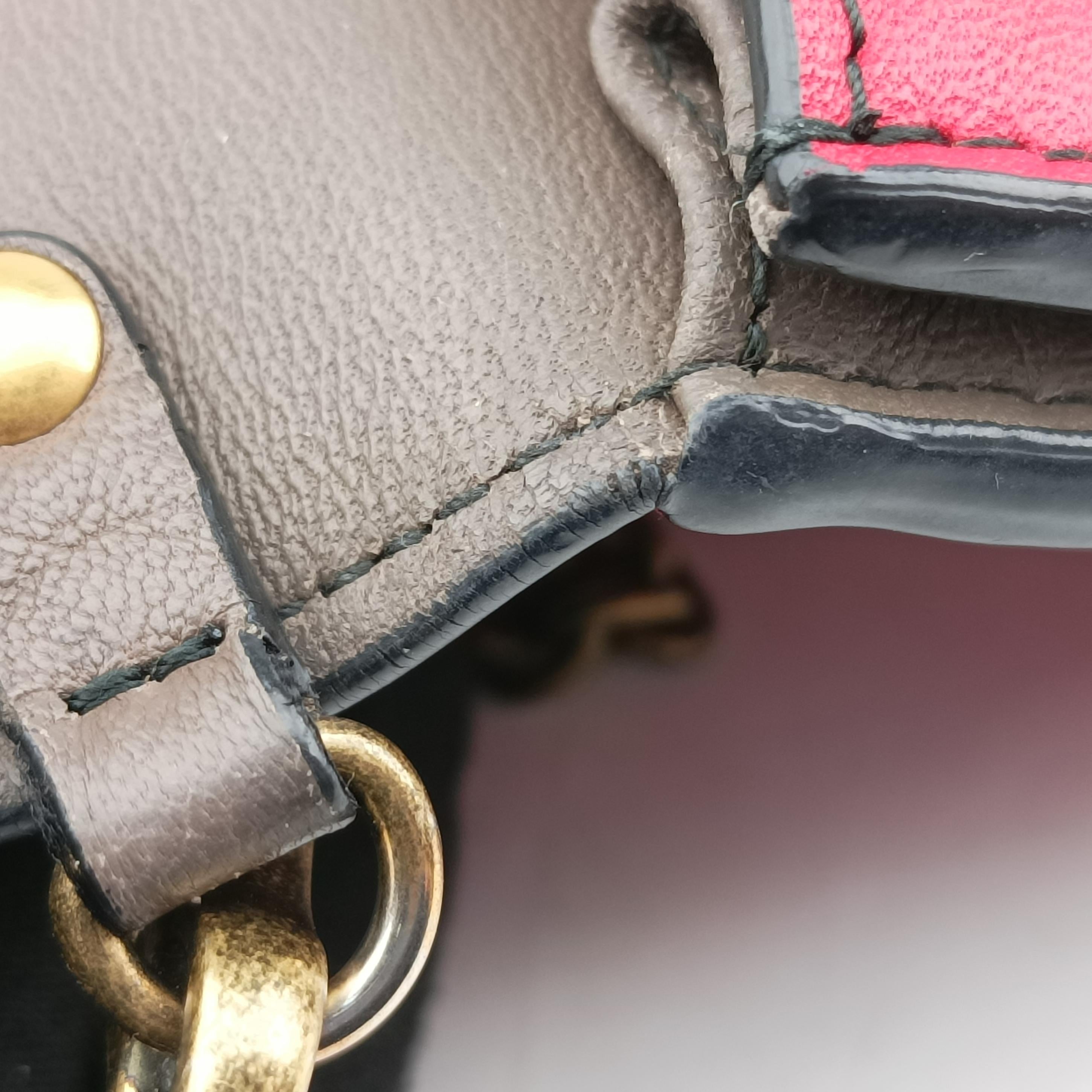 INTRECCIATO Brown×red×pink lambskin S01929525Lイントレチャート ブラウン×レッド×ピンク ラムスキン S01929525L