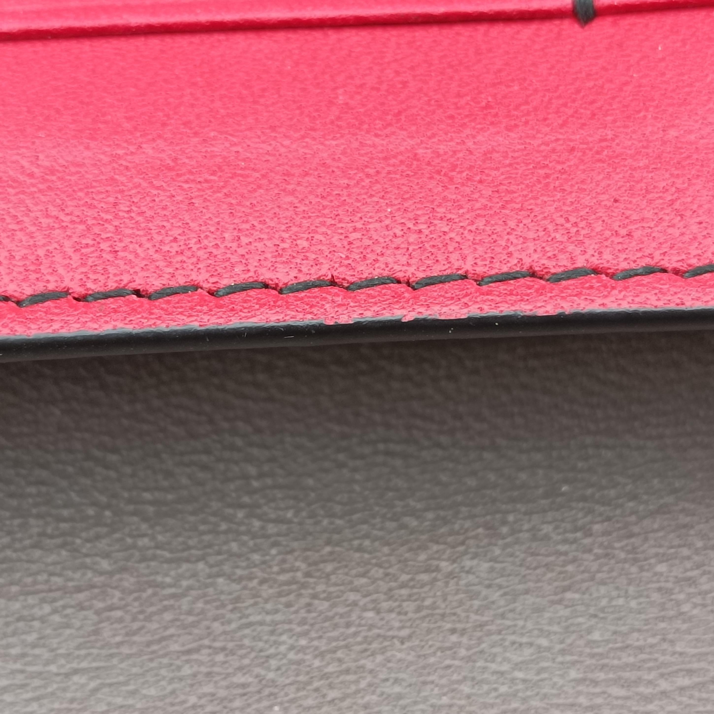 INTRECCIATO Brown×red×pink lambskin S01929525Lイントレチャート ブラウン×レッド×ピンク ラムスキン S01929525L