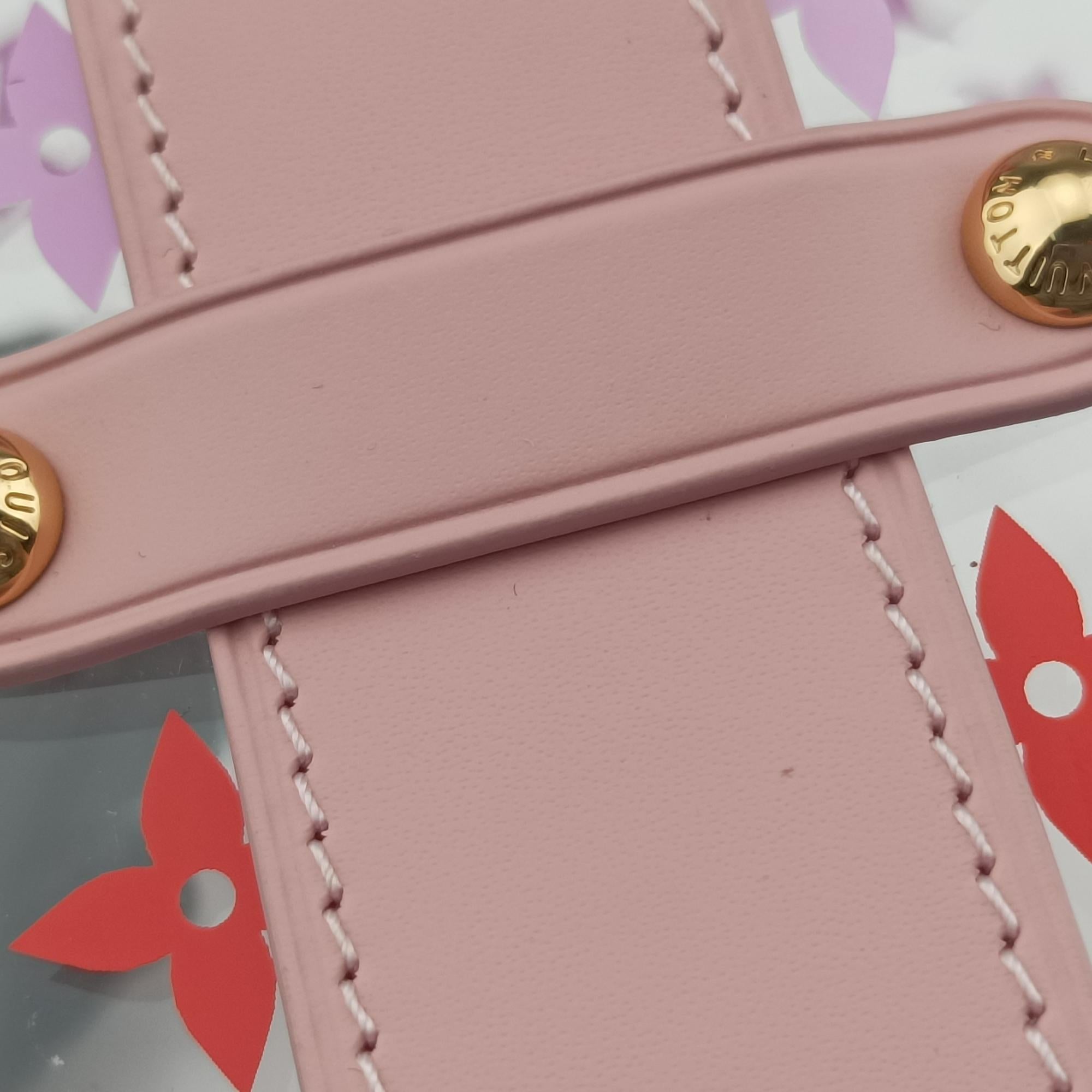 Boite Scott Trunk Jewelry Makeup Box Pink×multicolor Plexiglass GI0362 GI0362 DI0159ボワット スコット トランク ジュエリー メイクボックス ピンク×マルチカラー プレキシガラス GI0362 GI0362 DI0159