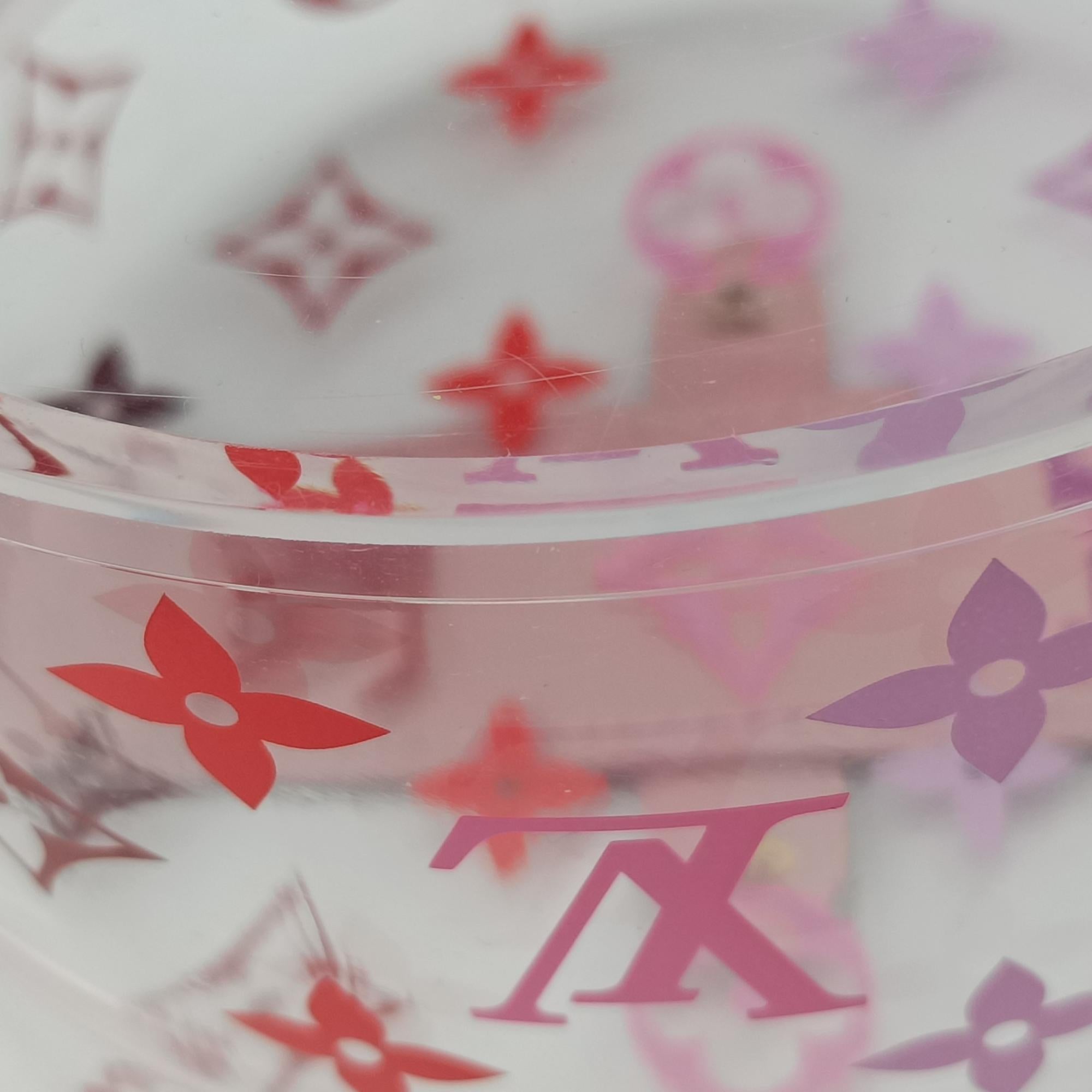 Boite Scott Trunk Jewelry Makeup Box Pink×multicolor Plexiglass GI0362 GI0362 DI0159ボワット スコット トランク ジュエリー メイクボックス ピンク×マルチカラー プレキシガラス GI0362 GI0362 DI0159