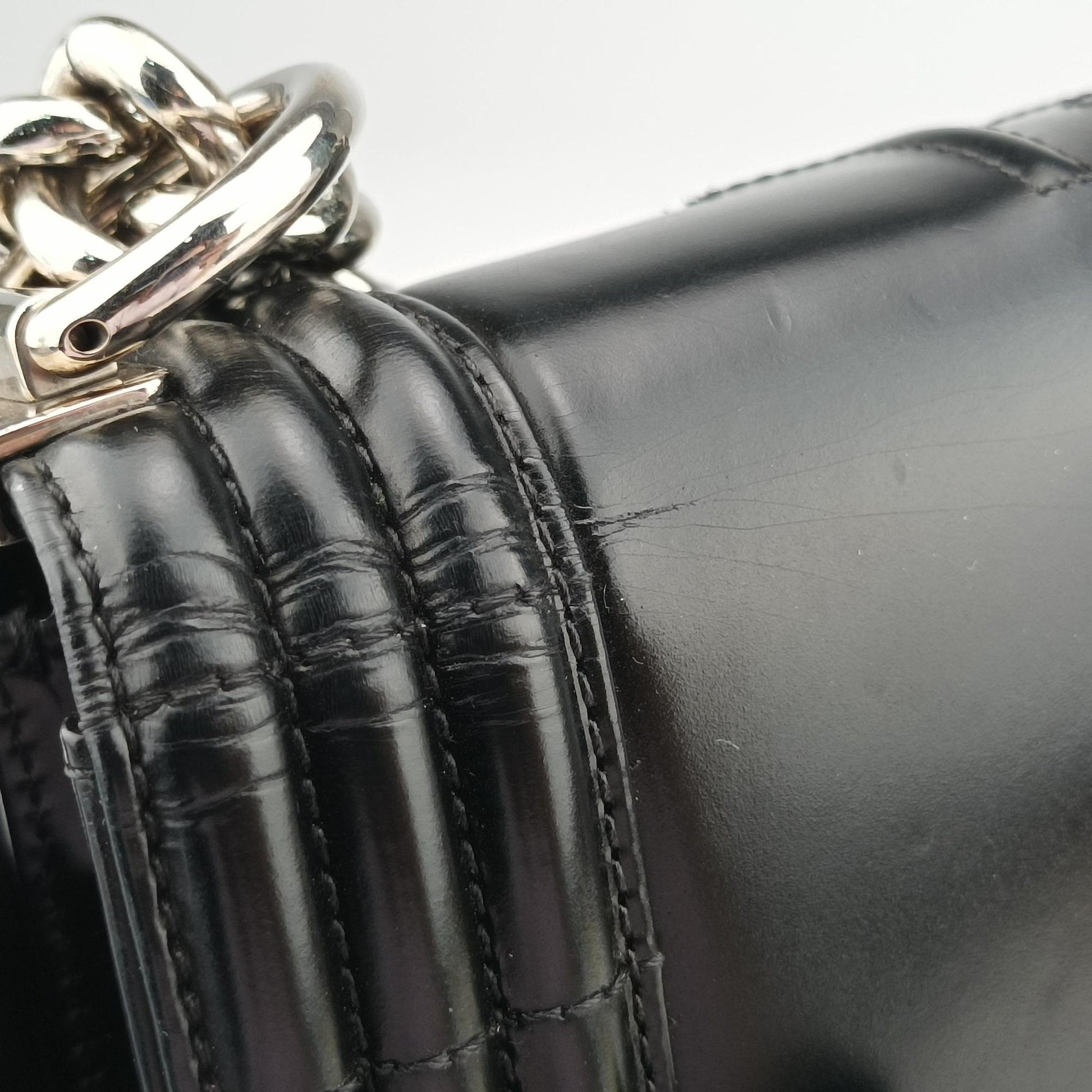 BOY CHANEL Black Patent A67021 16569135ボーイシャネル ブラック パテント A67021 16569135