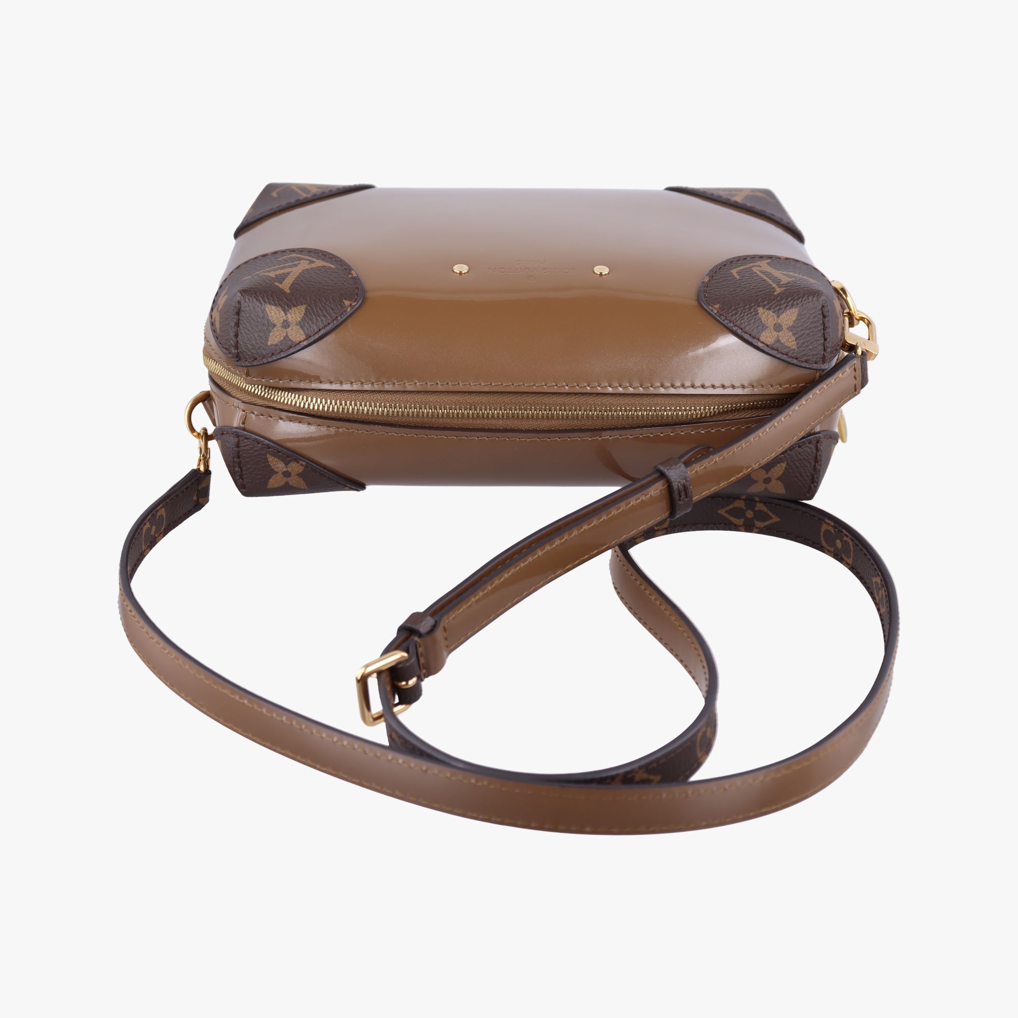 Miroir Venice Brown Monogram Canvas×Vernis M54390 PL0188 IC Chipミラーヴェネツィア ブラウン モノグラムキャンバス×ヴェルニ M54390 PL0188 ICチップ