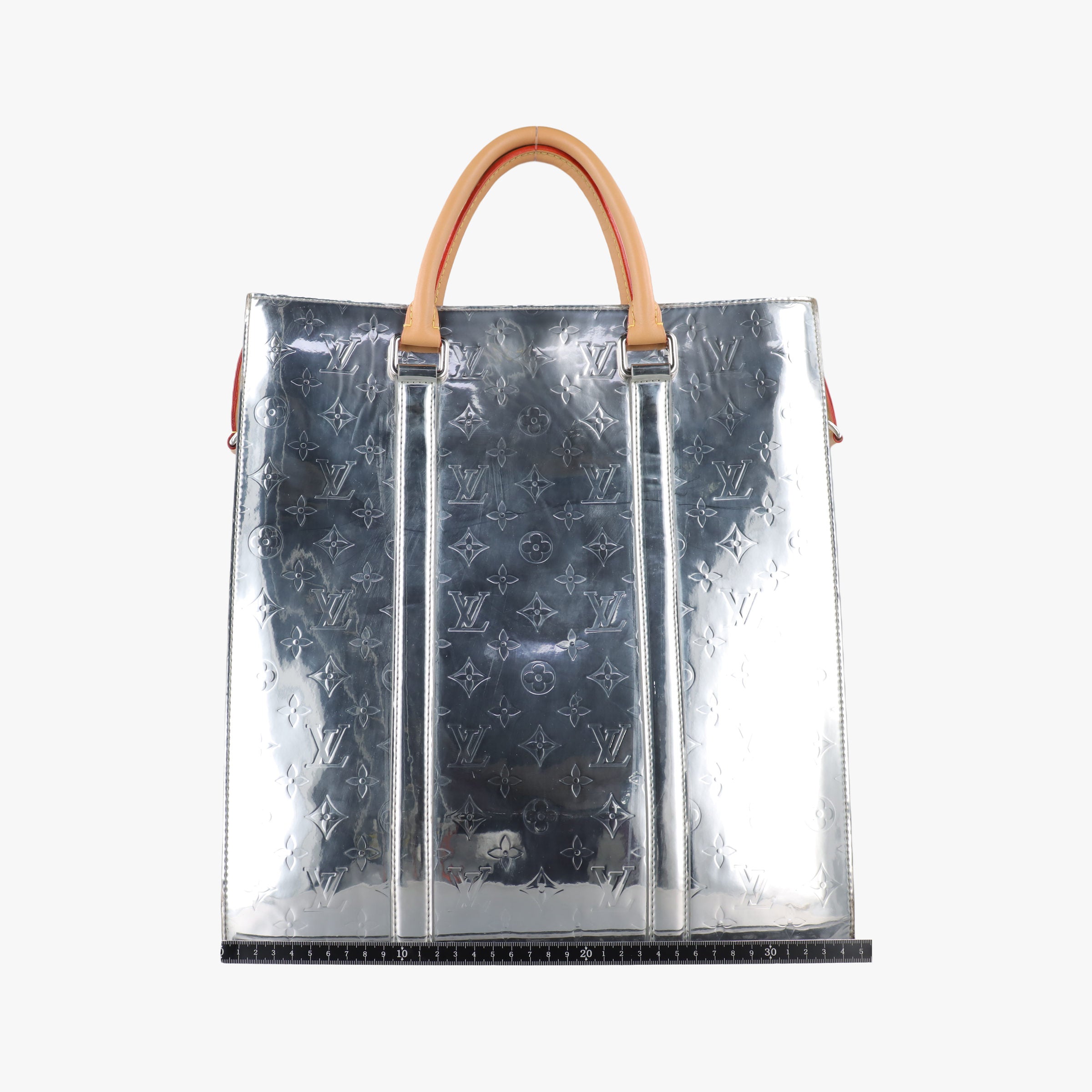 Monogram Mirror Sac Plat 2021AW Silver PVC coated canvas M45884 モノグラム ミラー サックプラ 2021AW シルバー PVCコーティングキャンバス M45884 