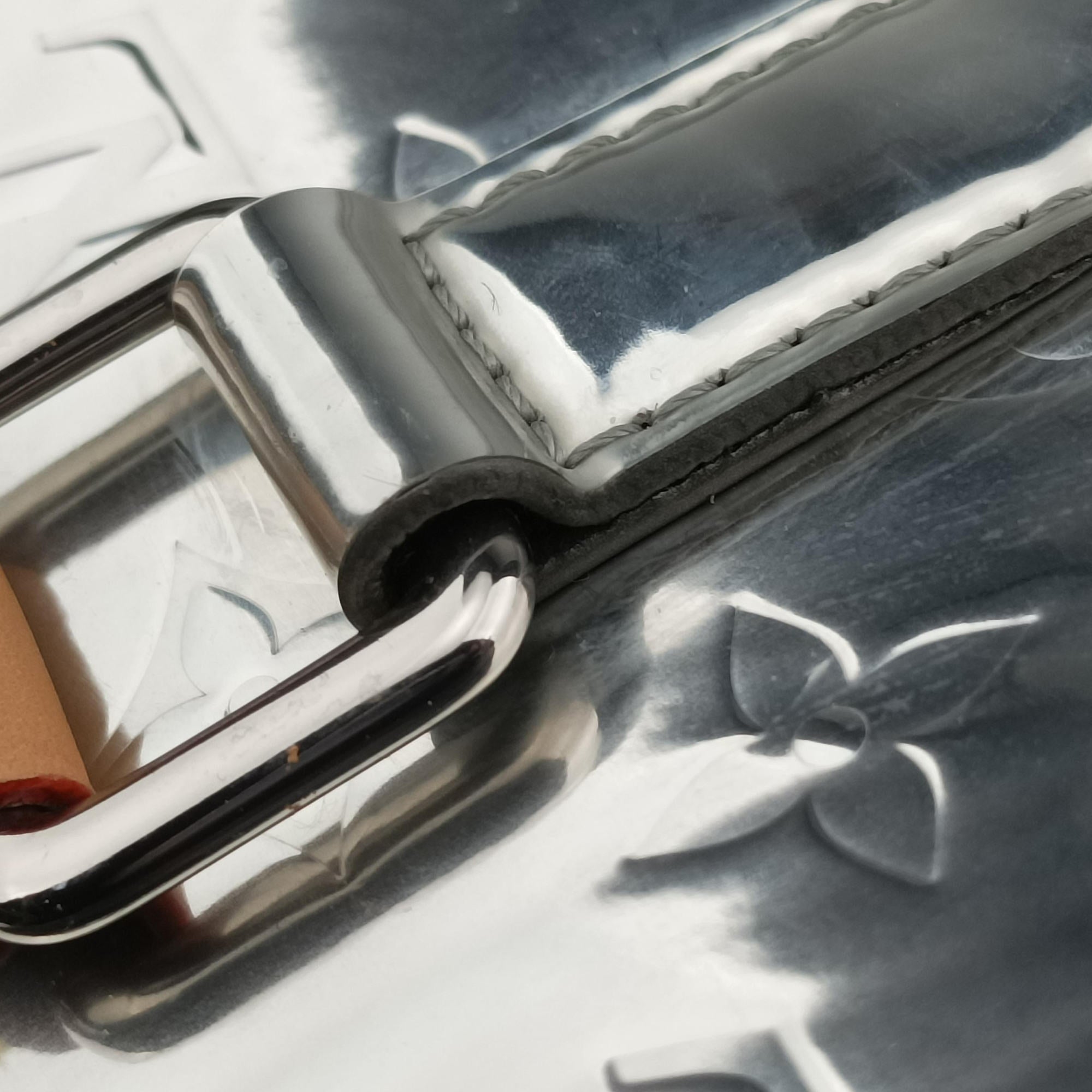 Monogram Mirror Sac Plat 2021AW Silver PVC coated canvas M45884 モノグラム ミラー サックプラ 2021AW シルバー PVCコーティングキャンバス M45884 