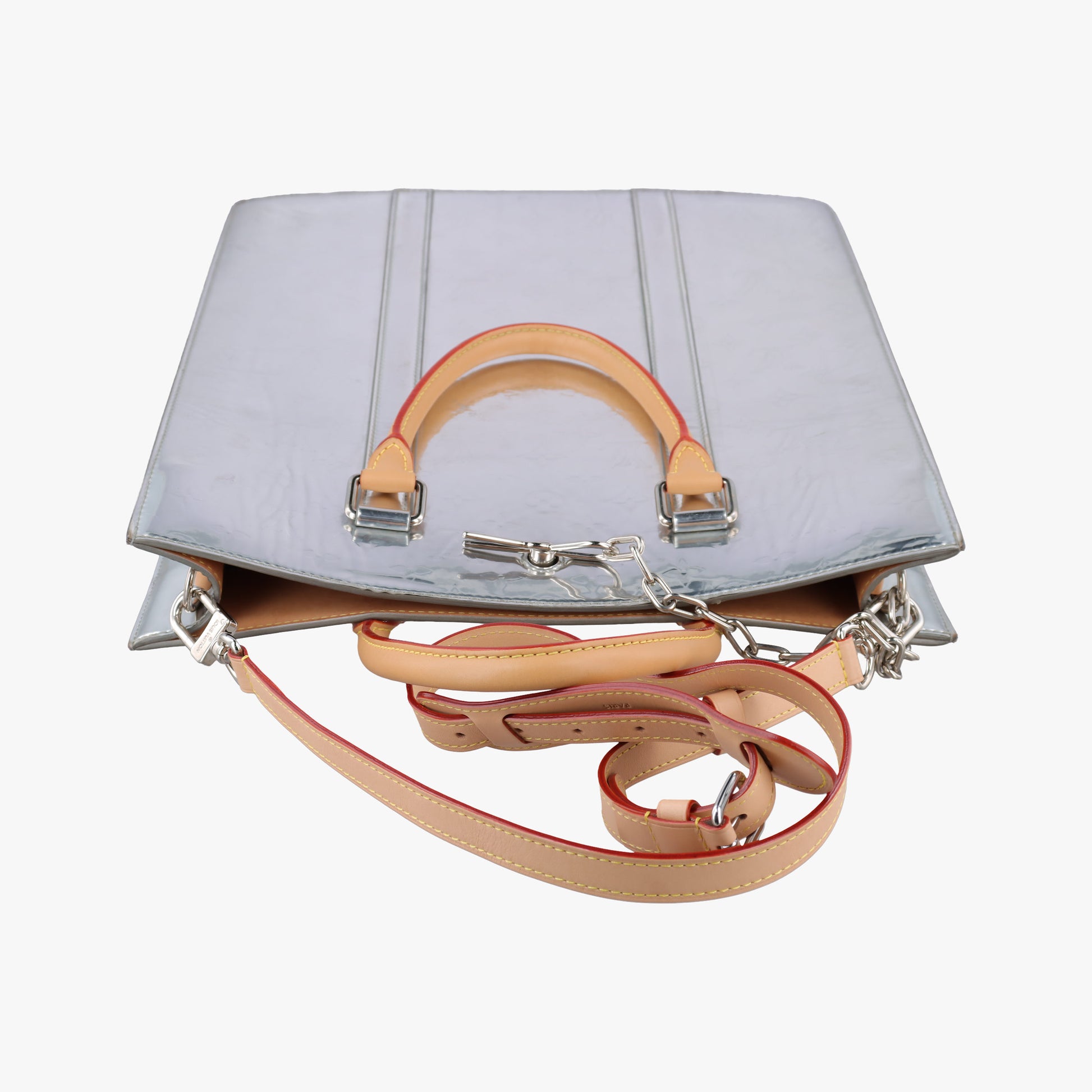 Monogram Mirror Sac Plat 2021AW Silver PVC coated canvas M45884 モノグラム ミラー サックプラ 2021AW シルバー PVCコーティングキャンバス M45884 