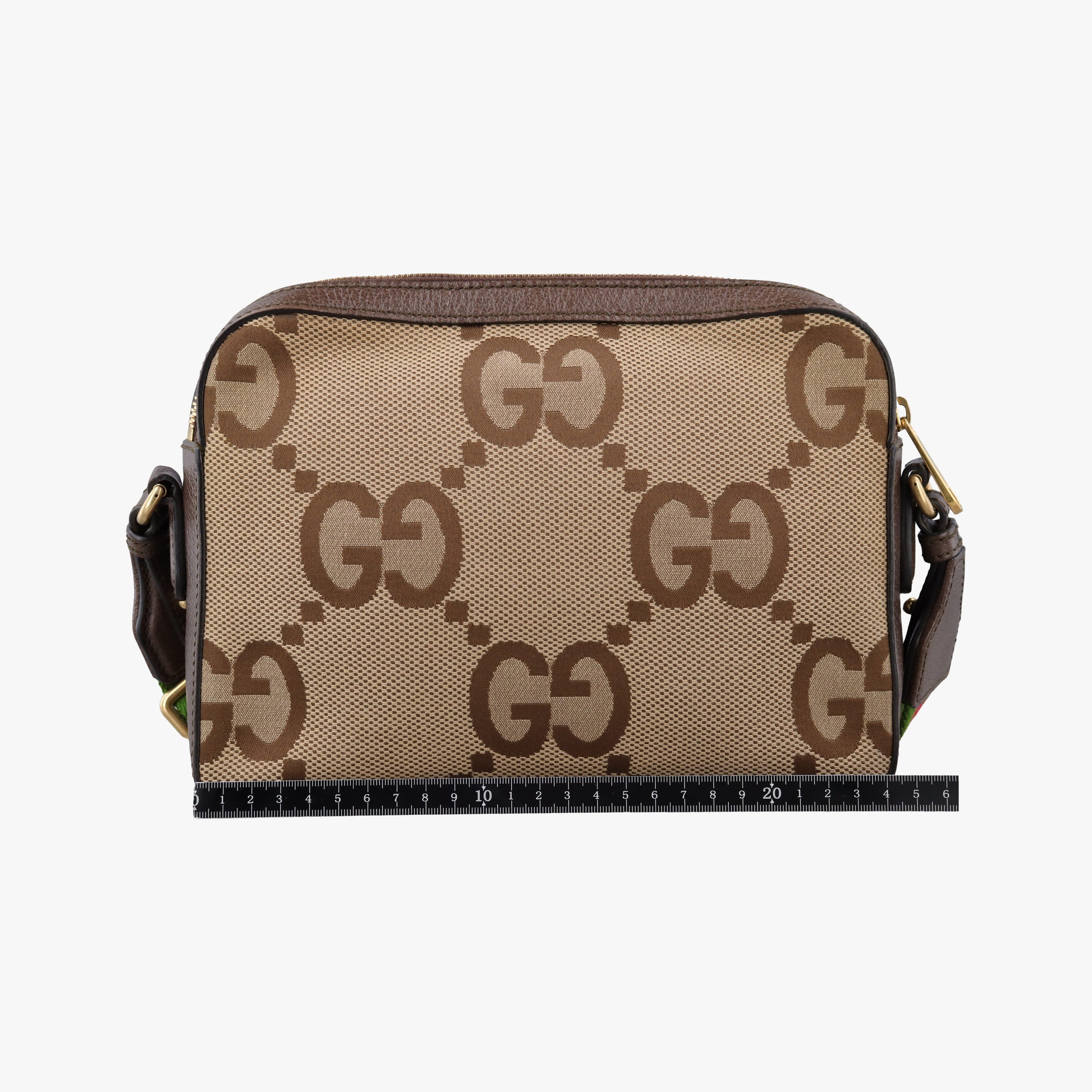 Jumbo GG Messenger brown canvas×leather 675891 I036573136ジャンボGG メッセンジャー ブラウン キャンバス×レザー 675891 I036573136