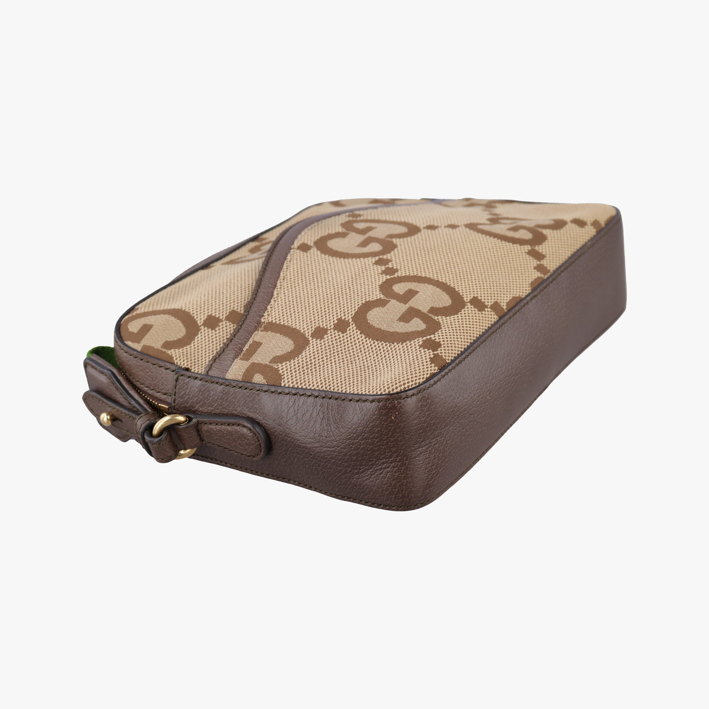 Jumbo GG Messenger brown canvas×leather 675891 I036573136ジャンボGG メッセンジャー ブラウン キャンバス×レザー 675891 I036573136