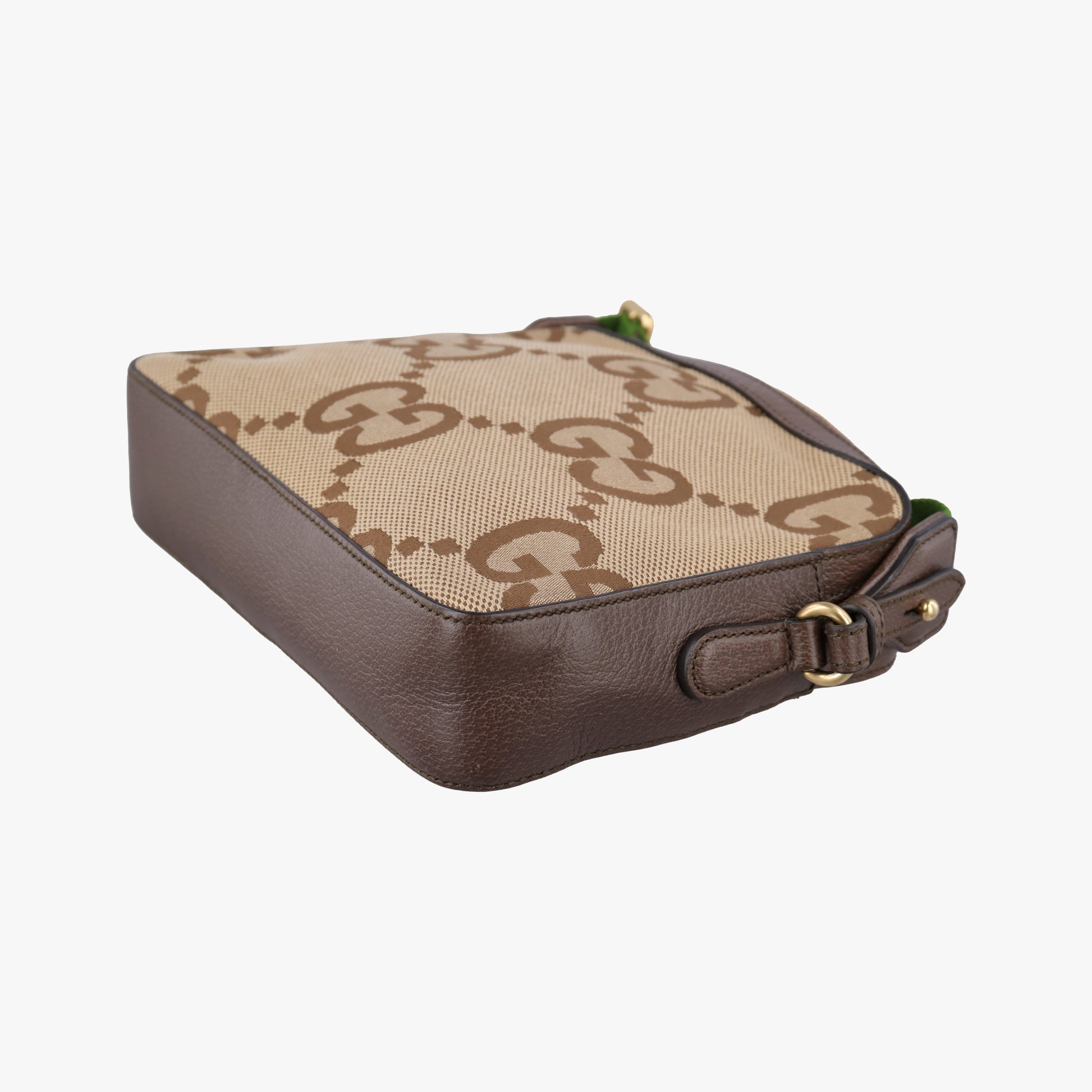 Jumbo GG Messenger brown canvas×leather 675891 I036573136ジャンボGG メッセンジャー ブラウン キャンバス×レザー 675891 I036573136