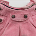 Le Cagole mini Pink Pile Fabric 671309.5812.O.002123ル カゴール ミニ ピンク パイル生地 671309.5812.O.002123