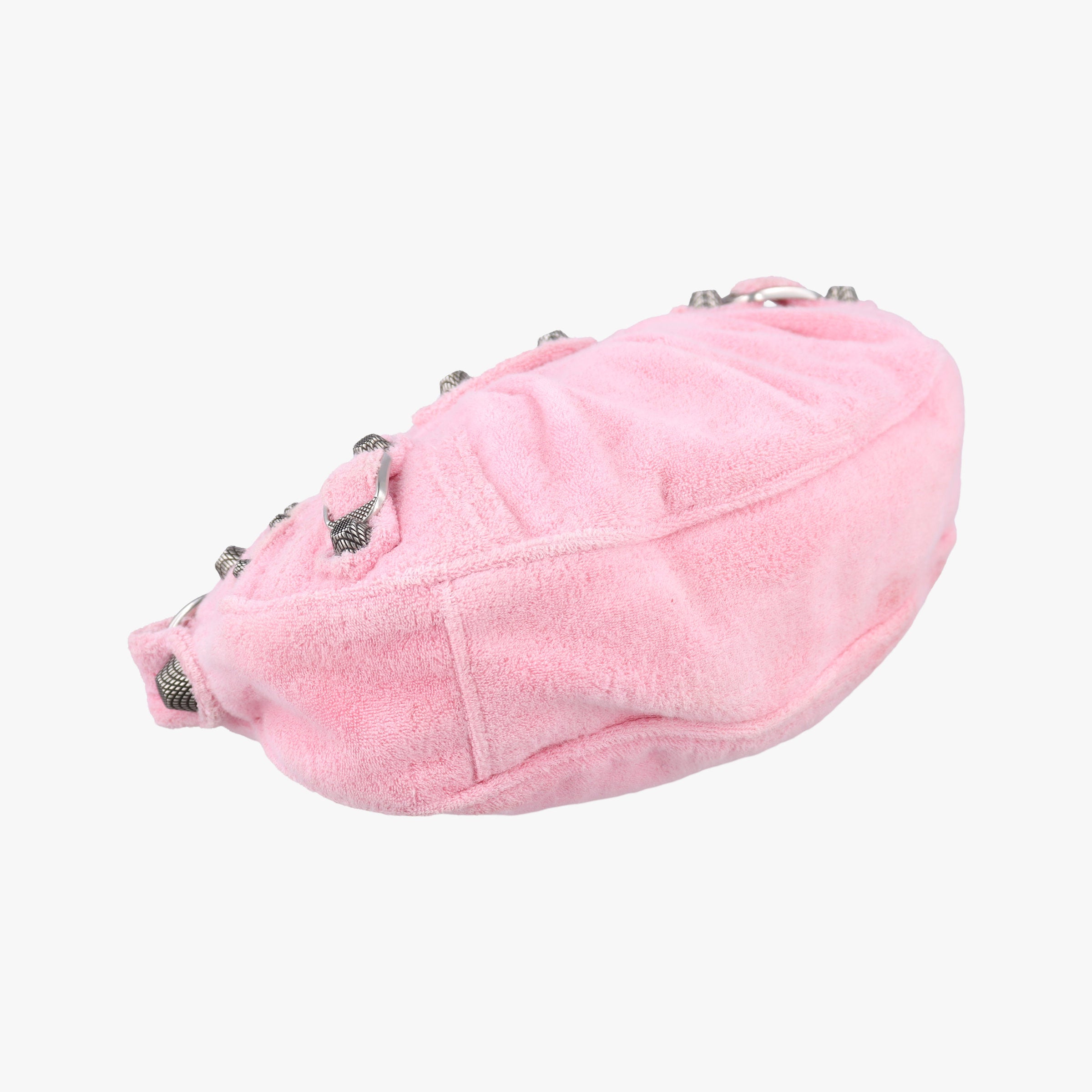 Le Cagole mini Pink Pile Fabric 671309.5812.O.002123ル カゴール ミニ ピンク パイル生地 671309.5812.O.002123