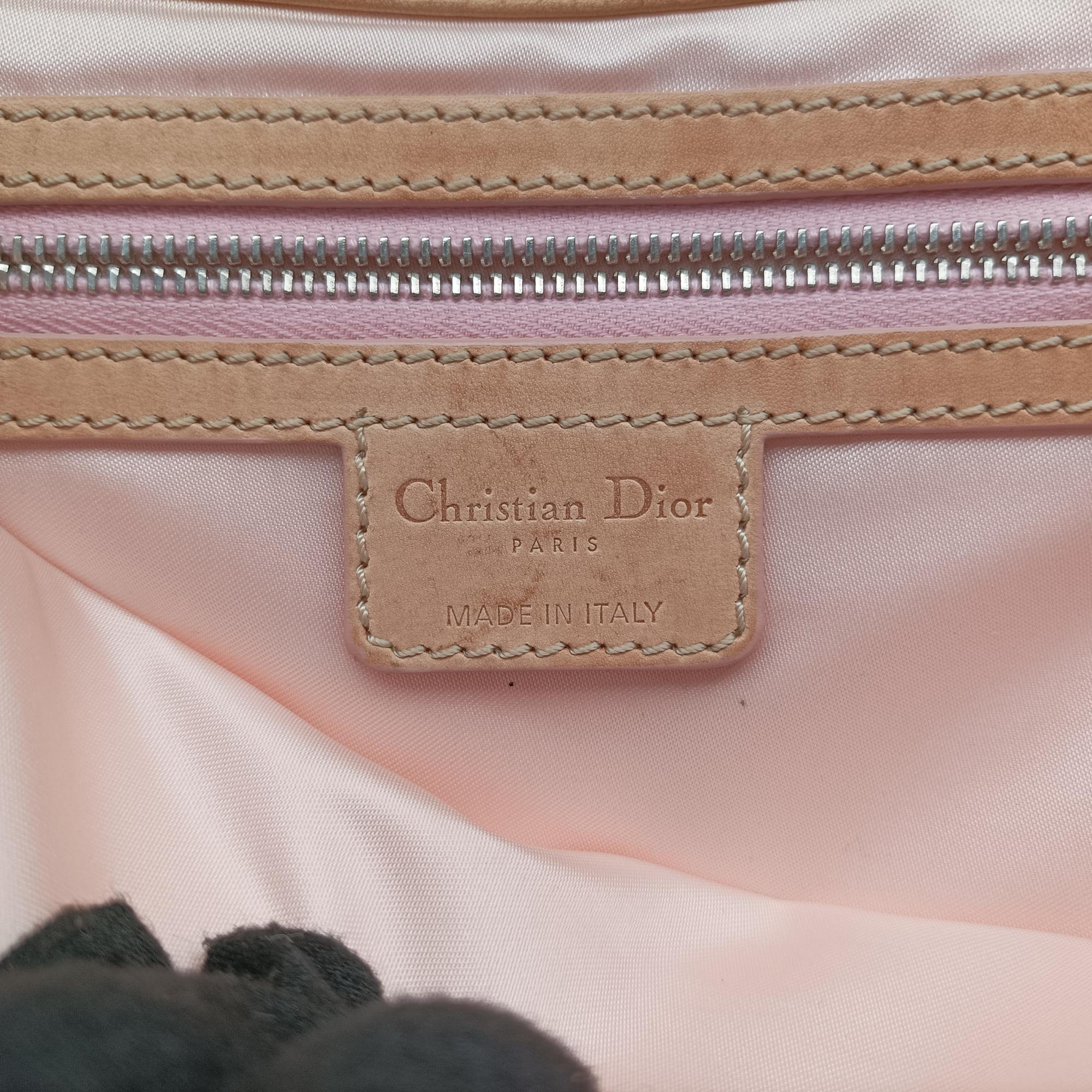 Romantic Trotter Beige x Pink PVC coated canvas 01-RU-1007ロマンティックトロッター ベージュ×ピンク PVCコーティングキャンバス 01-RU-1007