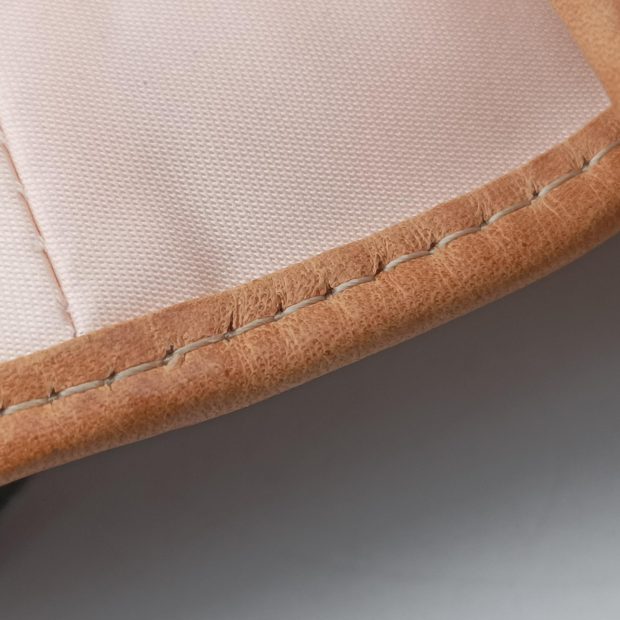 Romantic Trotter Beige x Pink PVC coated canvas 01-RU-1007ロマンティックトロッター ベージュ×ピンク PVCコーティングキャンバス 01-RU-1007