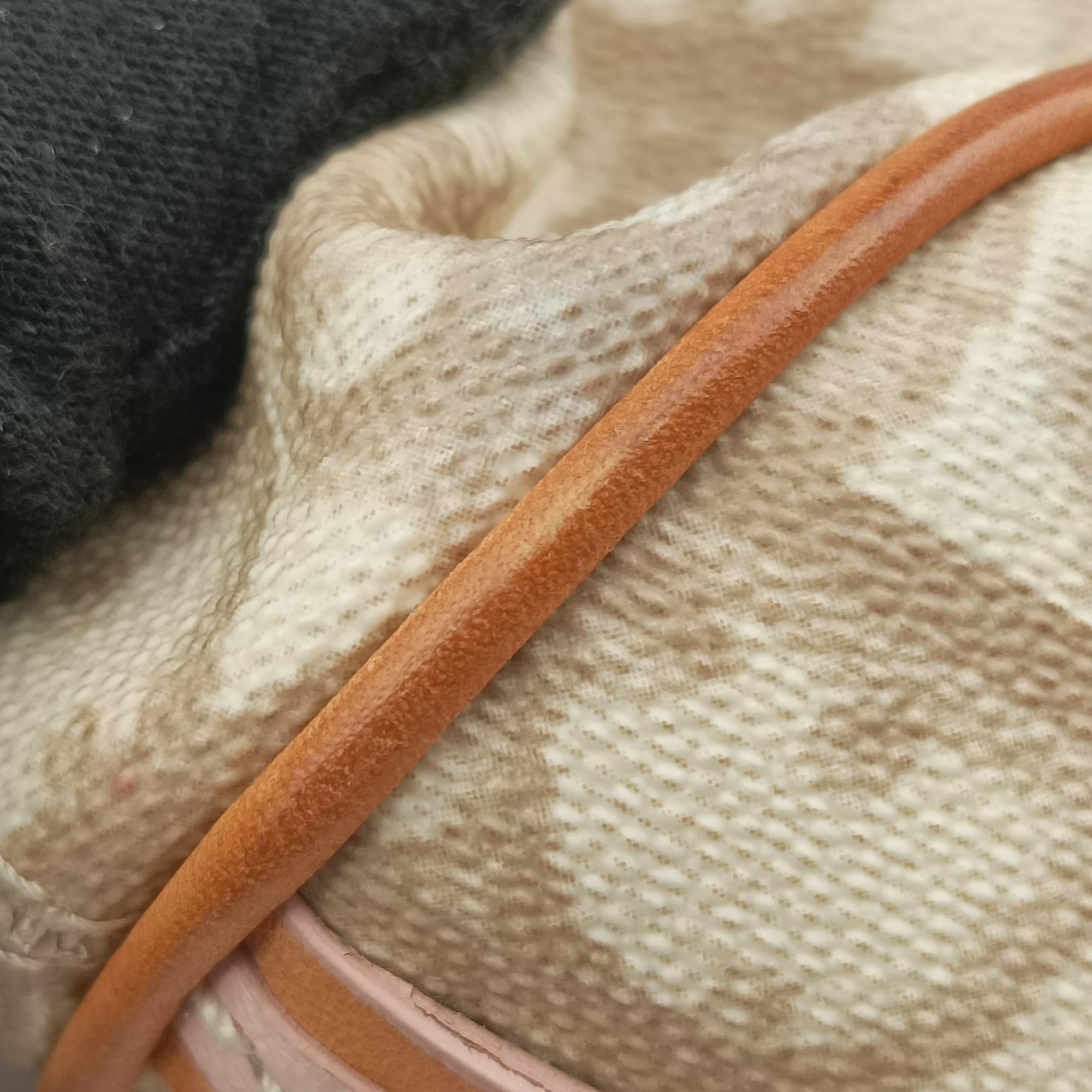 Romantic Trotter Beige x Pink PVC coated canvas 01-RU-1007ロマンティックトロッター ベージュ×ピンク PVCコーティングキャンバス 01-RU-1007